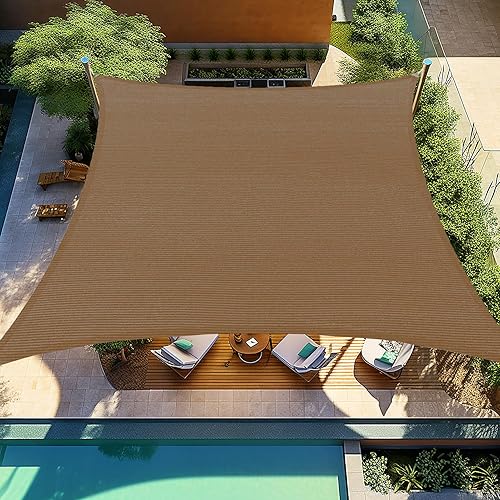 Toldo rectangular Shade&Beyond tipo vela, para terraza, jardín, cubierta, pérgola