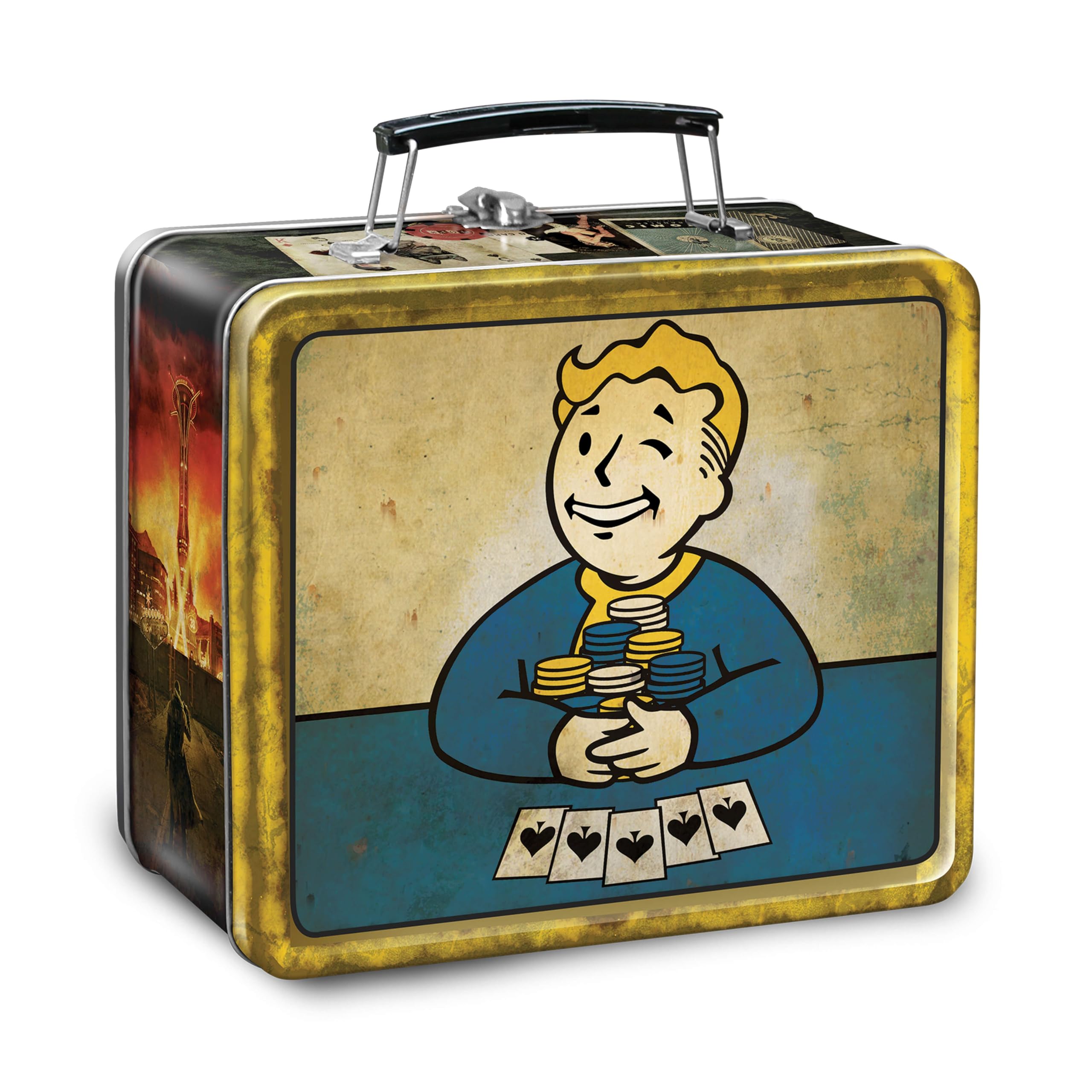FanWraps Fallout Vault Boy New Vegas Lunchbox & Flask — view 2