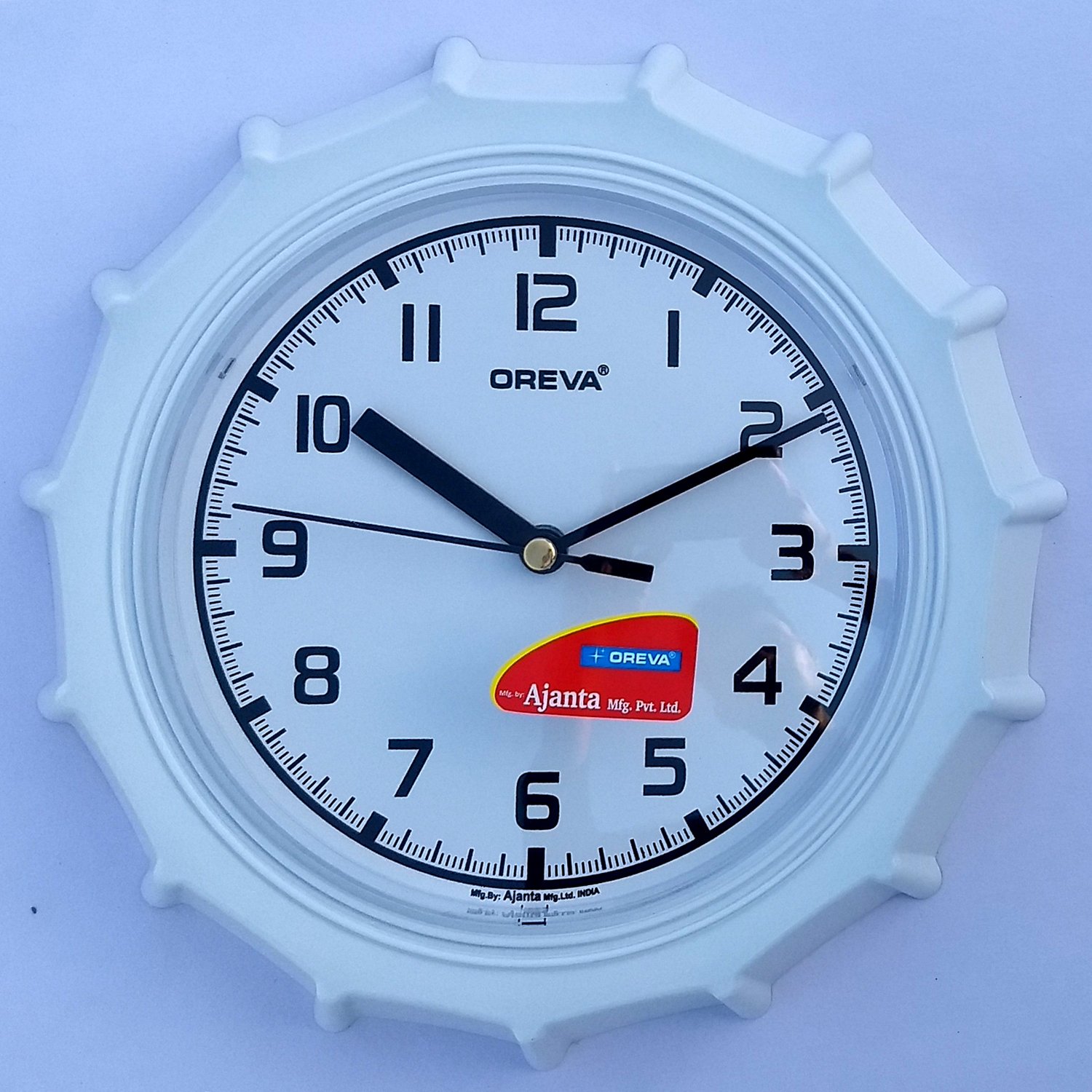 Buy Oreva Wall Clock for Home and Offices (25 cm x 25 cm, Step Movement