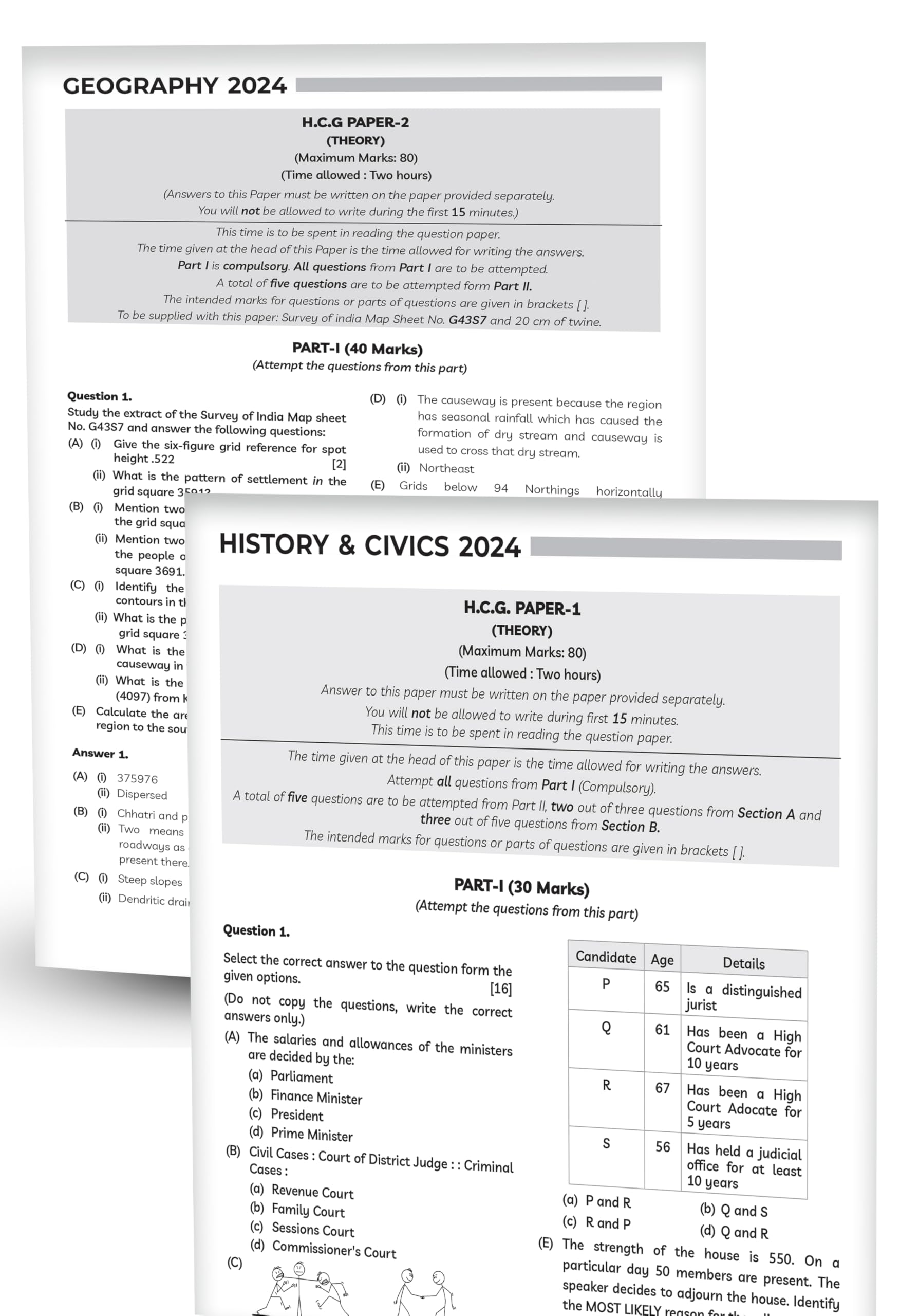 (OLD) Educart ICSE 10 Years Solved Papers Class 10 Physics, Chemistry, Mathematics, Biology, History and Civics, Geography, Hindi, English Language & ... Prescribed by CISCE for 2025 Examinations) 3