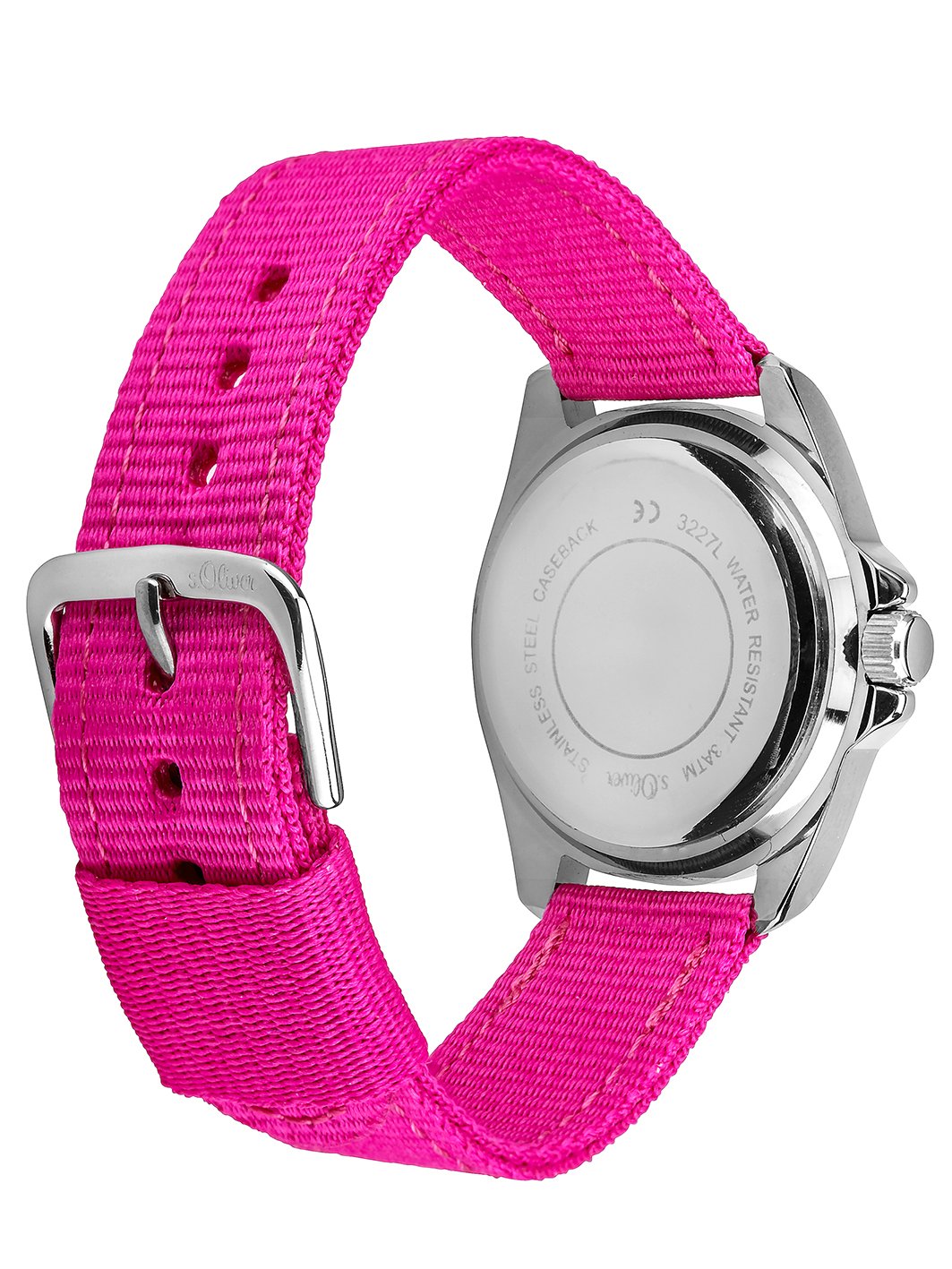 s.Oliver Unisex-Armbanduhr Analog Quarz Textil