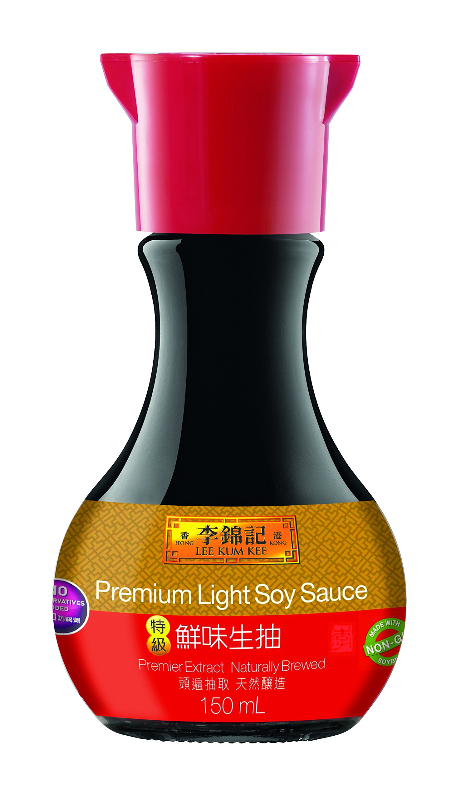 Lee Kum Kee Soy Sauce, 5.1-Ounce Bottle (Pack of 4)