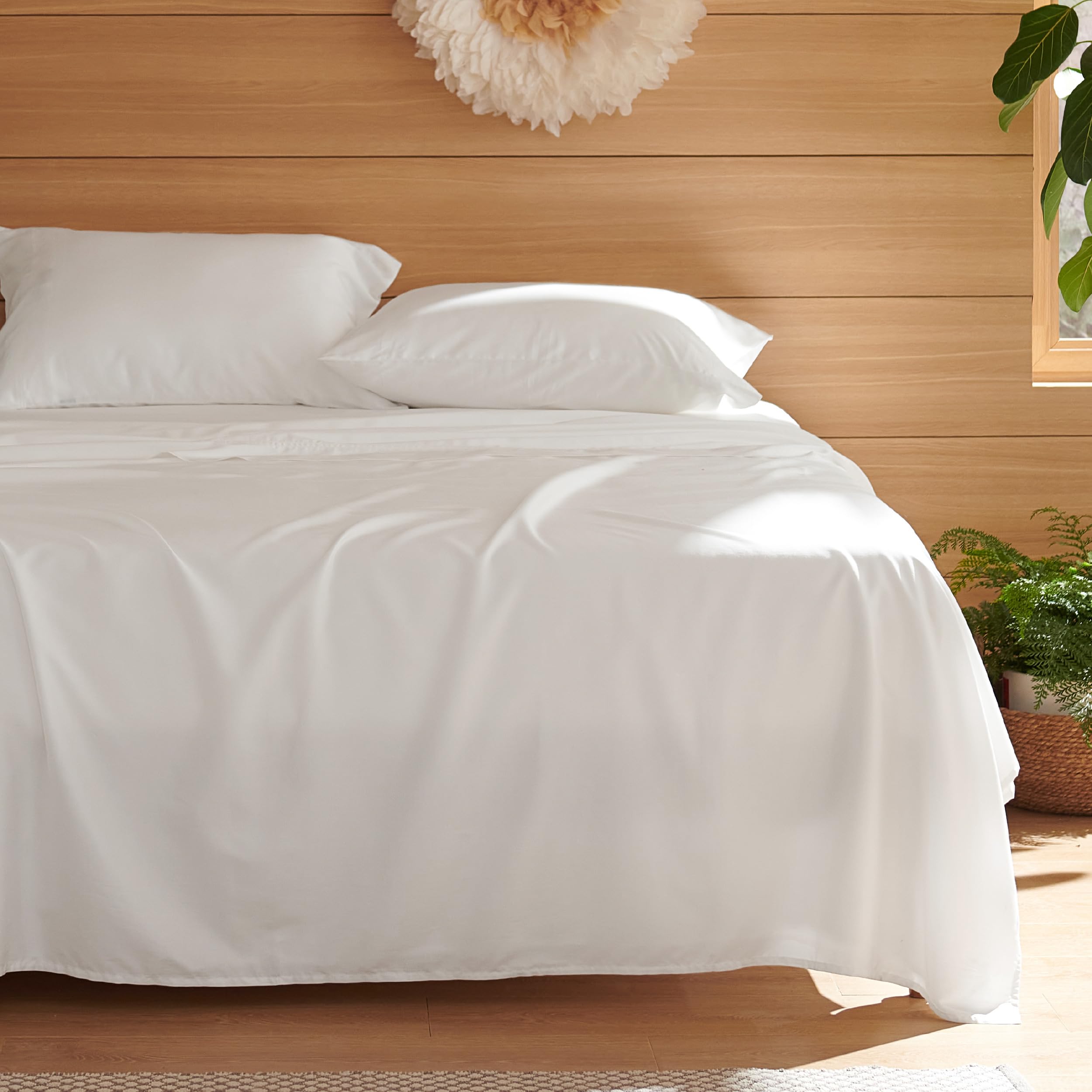 Bedsure Set Copripiumino Queen Size In Mussola Di Garza – 3 Pezzi – Stile Boho A Nido D'Ape – Certificato Oeko-Tex