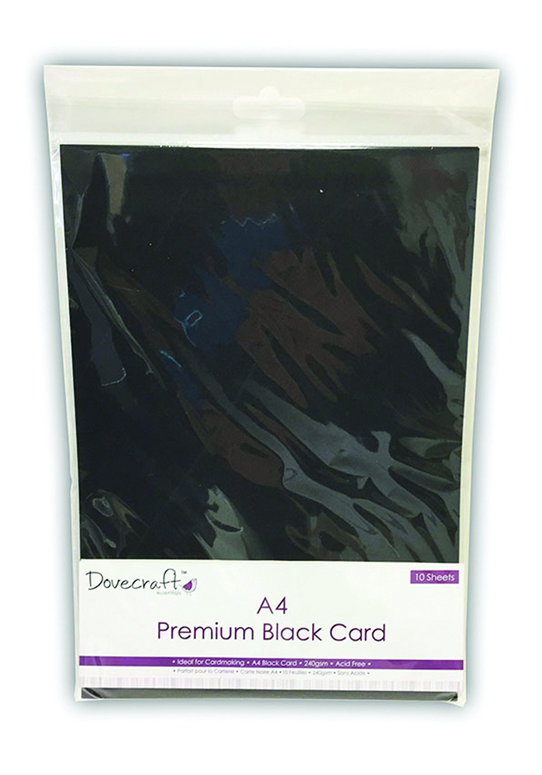 DovecraftEssentials - A4 Premium Black Cards