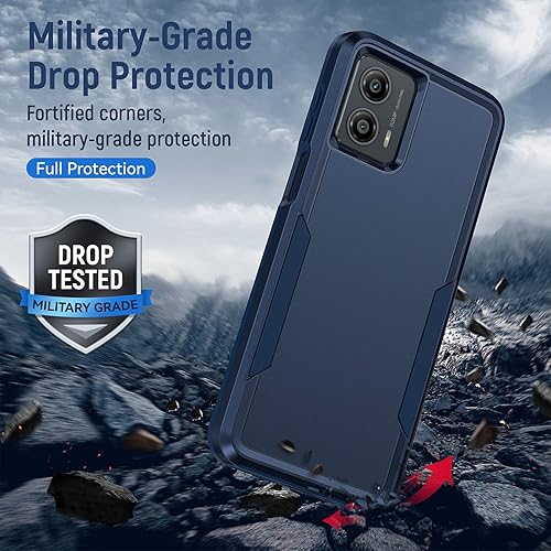 Miniatura 6 de Funda para Moto G 5G 2023, Motorola G 5G 2023 con protector de pantalla prueba de caídas de grado militar, funda protectora resistente a prueba de