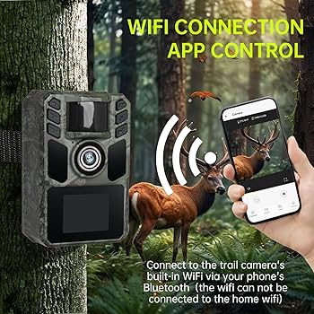 Amazon.com: FKPCAM Trail Camera 4K 64MP Solar WiFi Game