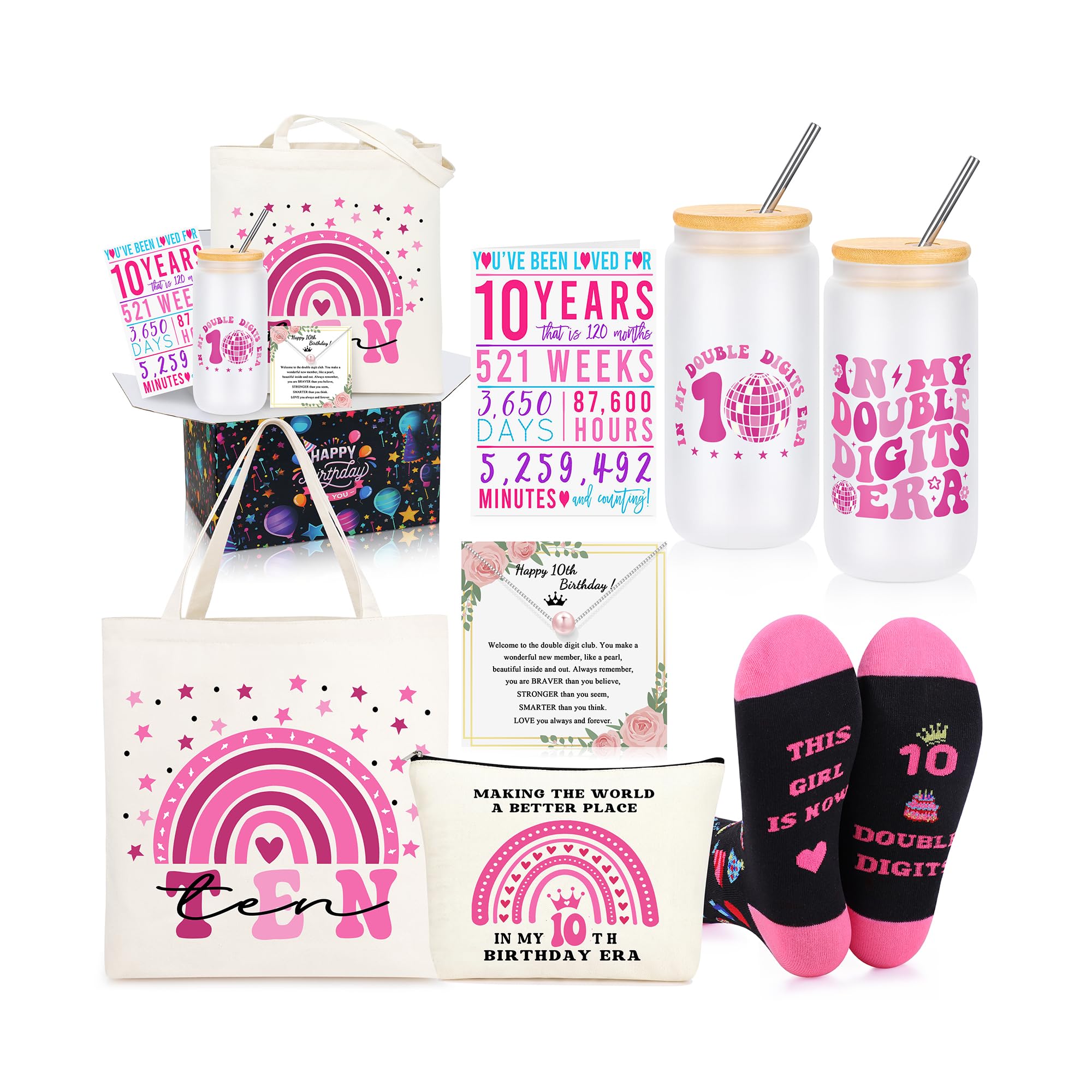 Gifts for 10 Year Old Beautiful Teen Girl, 10 Year Old Beautiful Teen Girl Birthday Gifts, 10th Birthday Decorations Popular Present