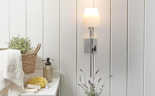 Miniatura 3 de Juego de 2 apliques de pared que funcionan con pilas, accesorios sin cableado, con bombilla regulable de control remoto (bombilla incluida) (color