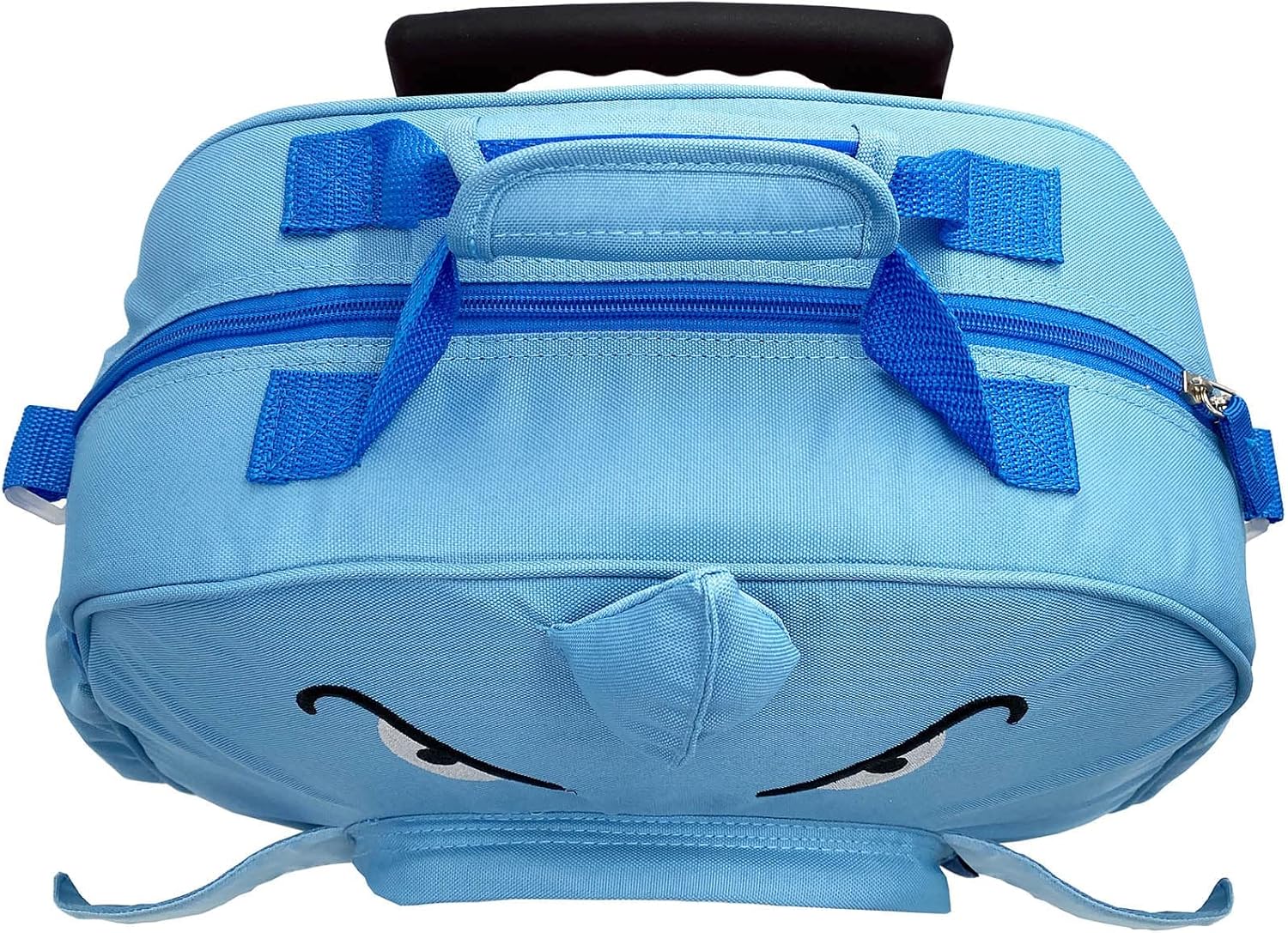 review Bixbee Kids Luggage, Customizable Kids Luggage with Wheels for Girls & Boys with Telescoping Handle, Adjustable Strap and Pockets- Kids Personalized Suitcase & Monogrammable Carry On Bag - Shark Blue