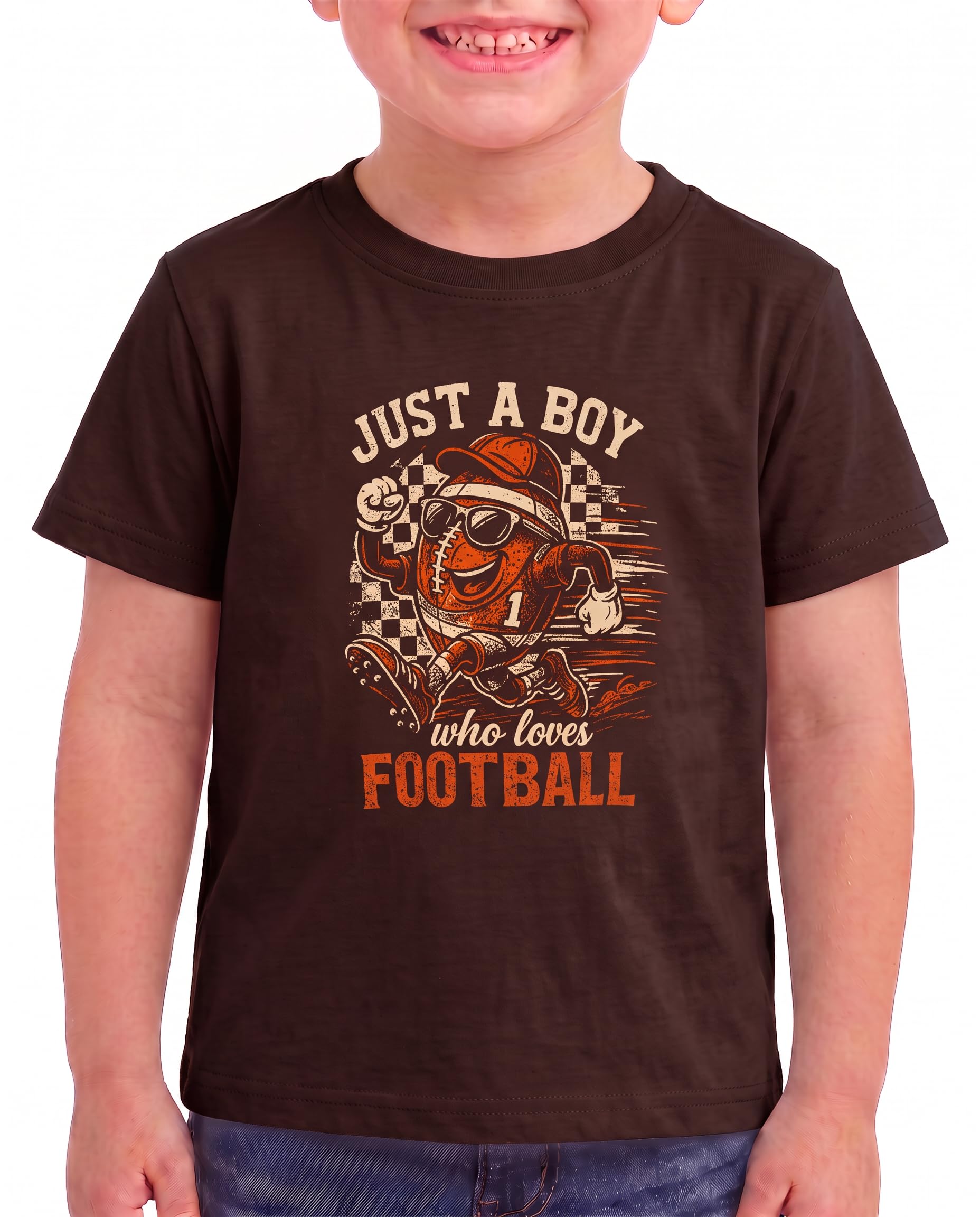 Boys Short Sleeve Funny Graphic Tees for Toddler to Big Kid