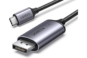UGREEN USB C to DisplayPort 2.1 Cable: Experience Cutting-Edge Connectivity