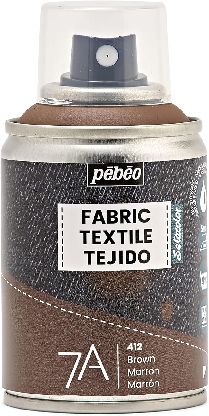 Pebeo Fabric Paint Spray for Textiles 7A Spray Natural and