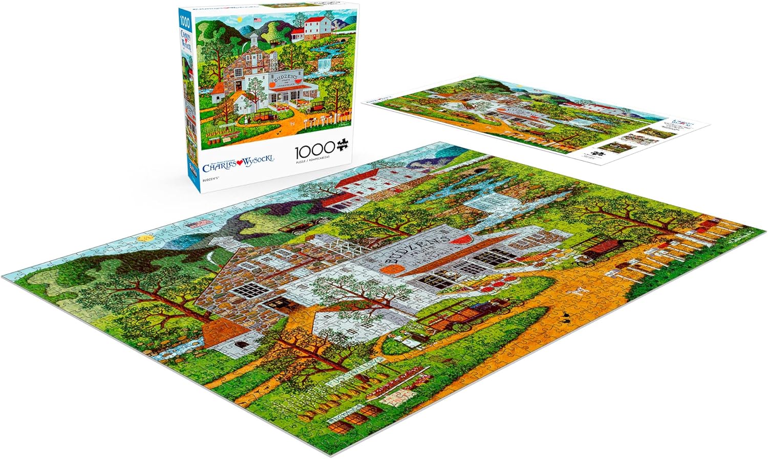 Buffalo Games - Charles Wysocki - Budzens - 1000 Piece Jigsaw Puzzle : Toys & Games