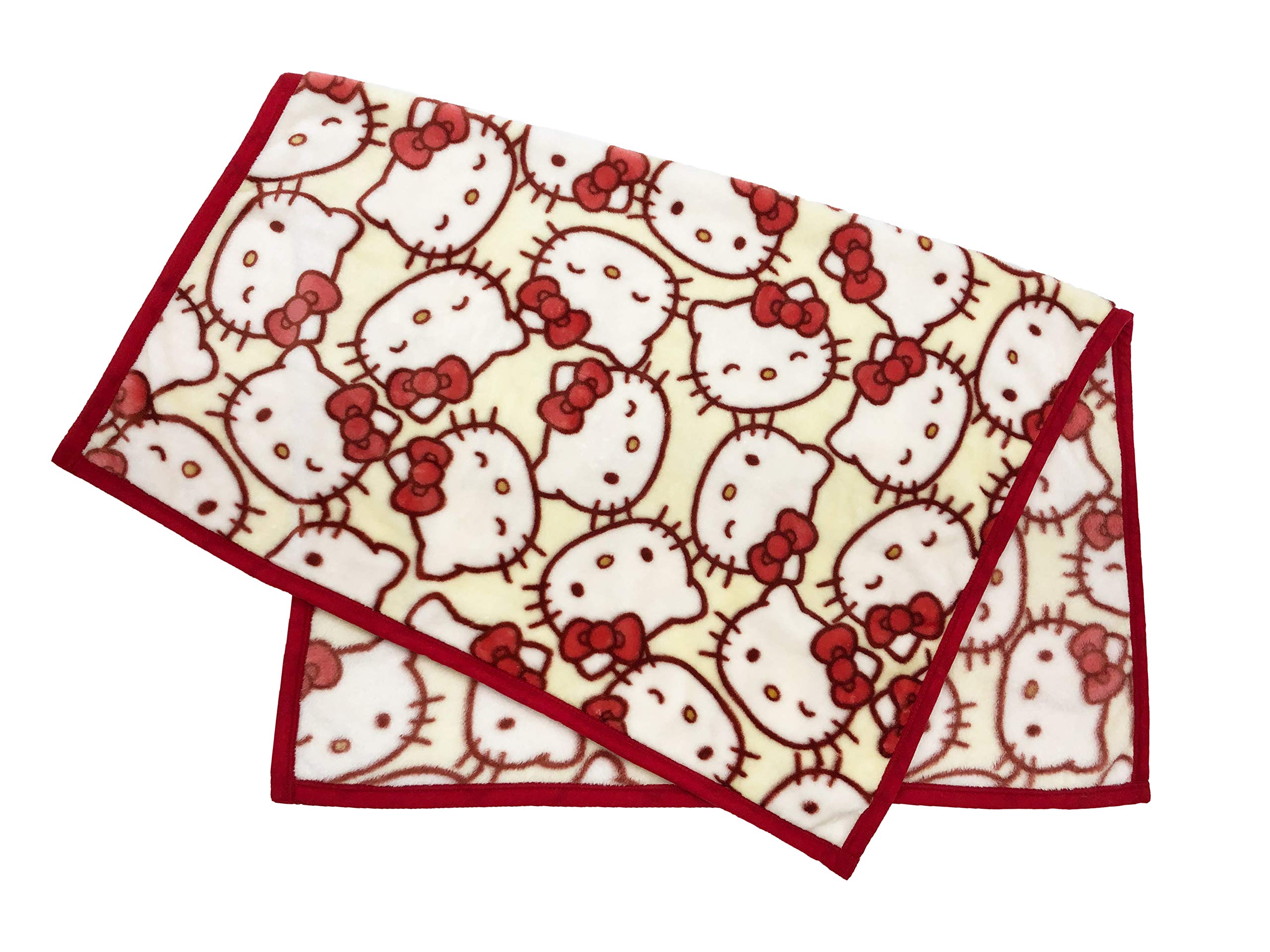 Amazon｜丸眞 ハーフ毛布 サンリオ ハローキティ フェイシーズキティ