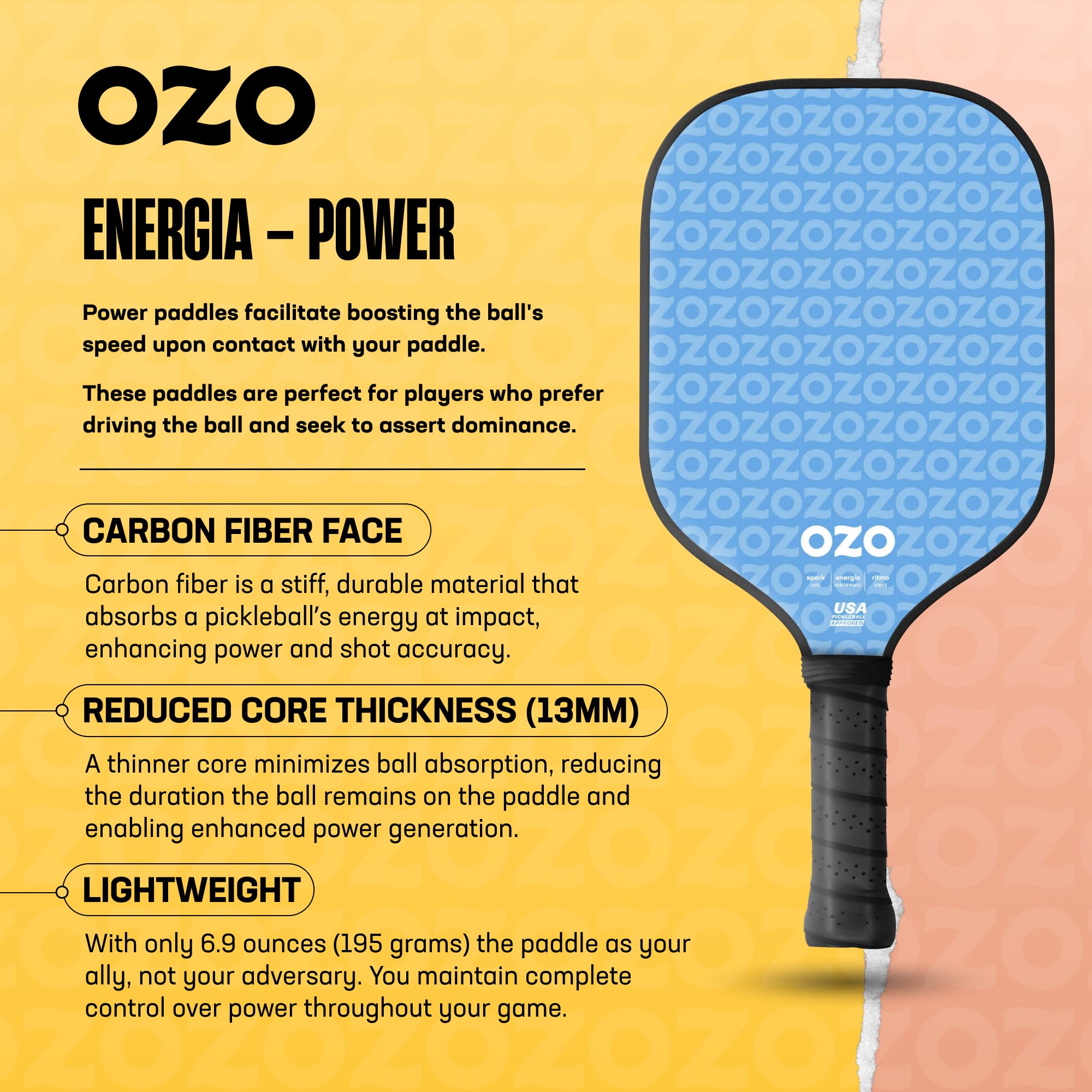 OZO Single Paddle, Unisex Adulto