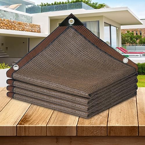 Tela de protección solar para exteriores, red de sombra de patio, red de sombra de jardín, sombra de invernadero, tela de sombra de plantas,