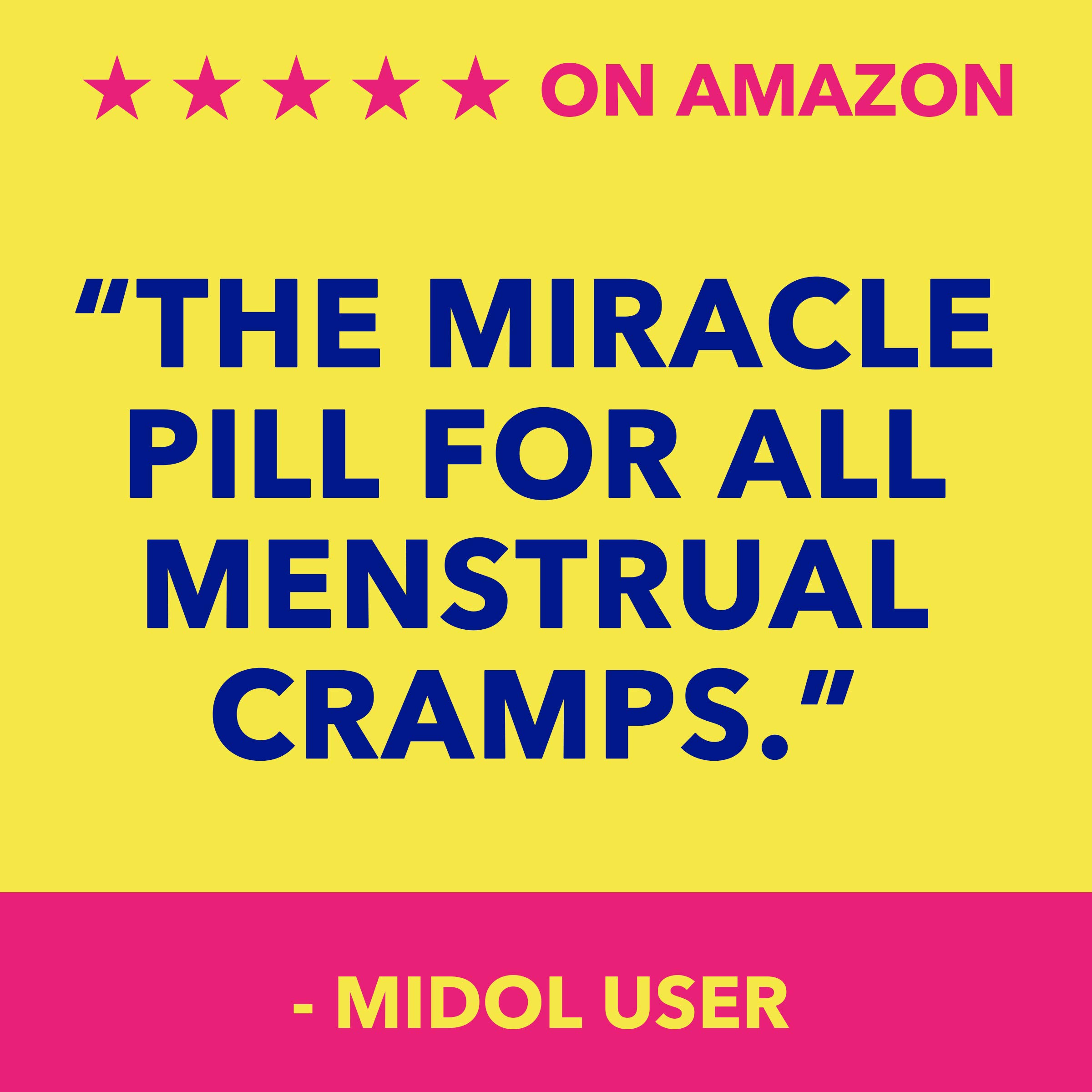 Midol Complete Menstrual Pain Relief Gelcaps with Acetaminophen for