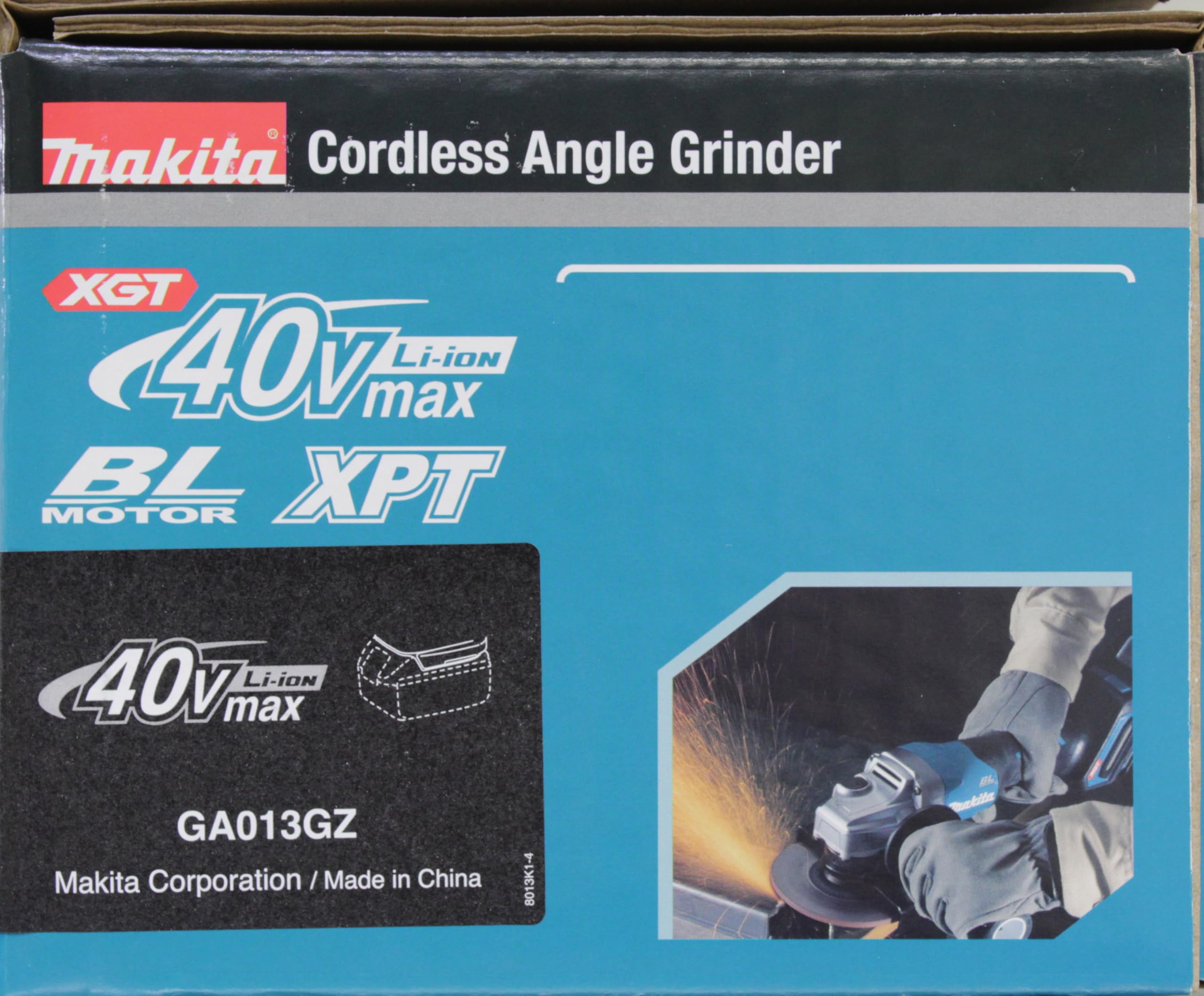 MAKITA AMOLADORA ANGULAR INALÁMBRICA GA013GZ XGT