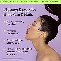 Vista 2 de Lemme Gomitas de colágeno Glow para cabello grueso, uñas fuertes y piel saludable con péptidos de colágeno múltiple, biotina, oligoelementos, zinc