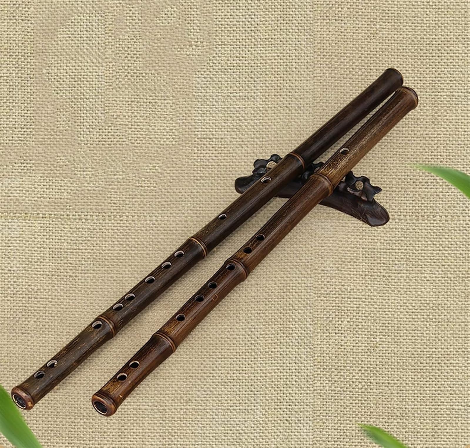 Flauto di bambù piccolo viola di bambù flauto professionale suonare stile antico adulto principiante strumento musicale dizi(C)