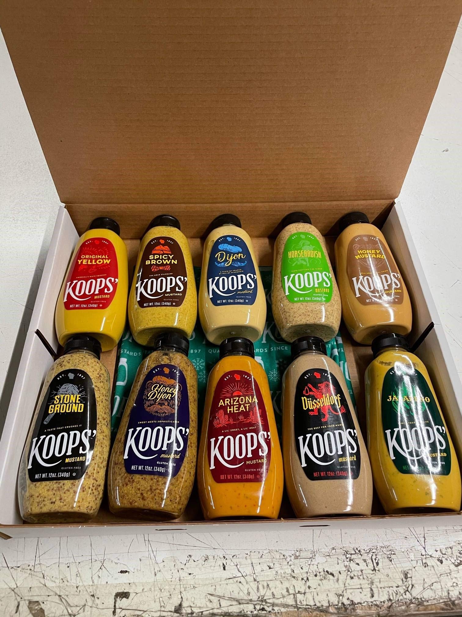 Buy Koops' Mustard Variety Pack Original Yellow, Spicy Brown, Dijon