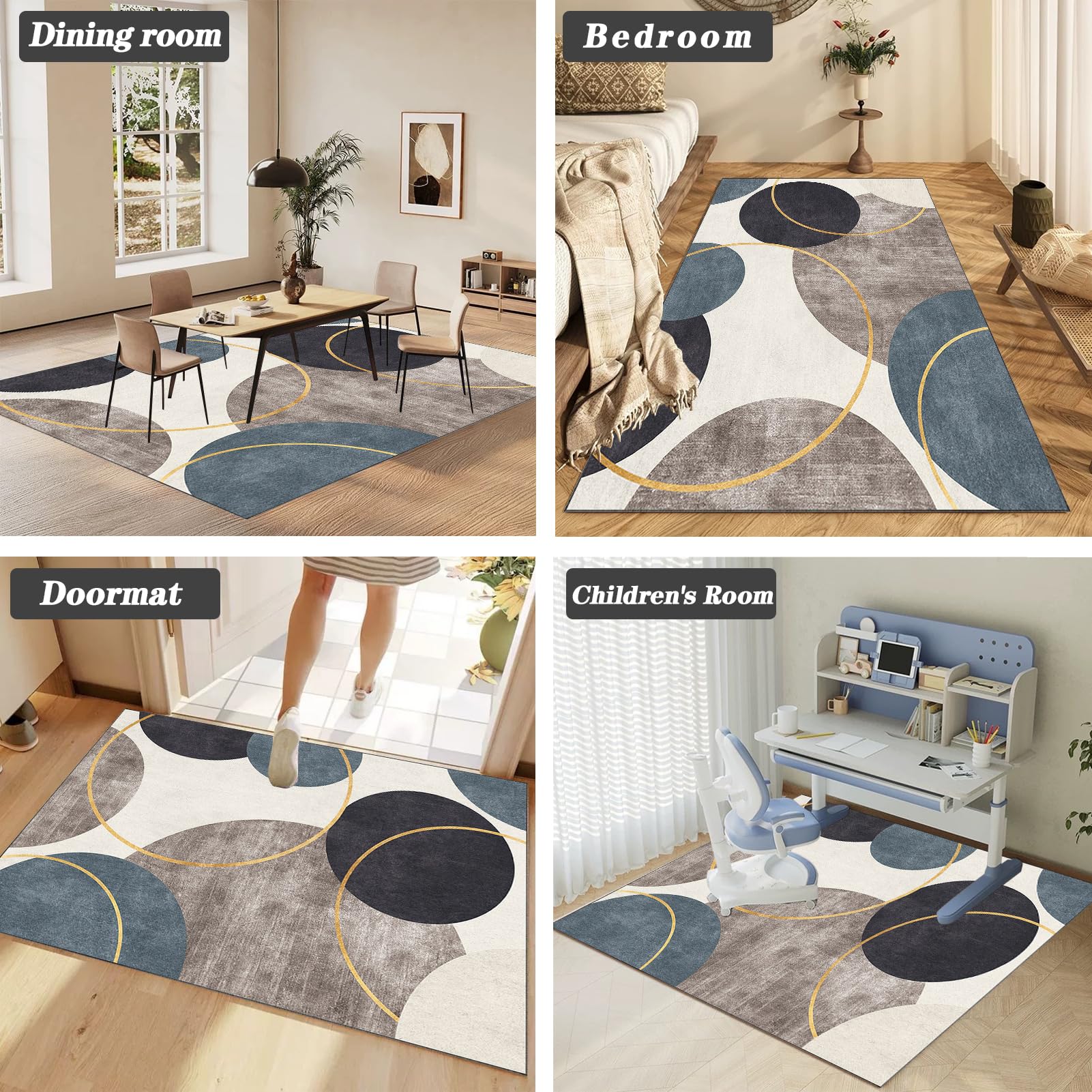 Alfombrilla para Silla de Gaming Oficina Protector de Suelo Alfombrilla para Silla de Oficina Protector Suelo Silla Ruedas 100 x 140 cm Alfombras Gaming Oficina Suelo para Suelos Duros Laminado