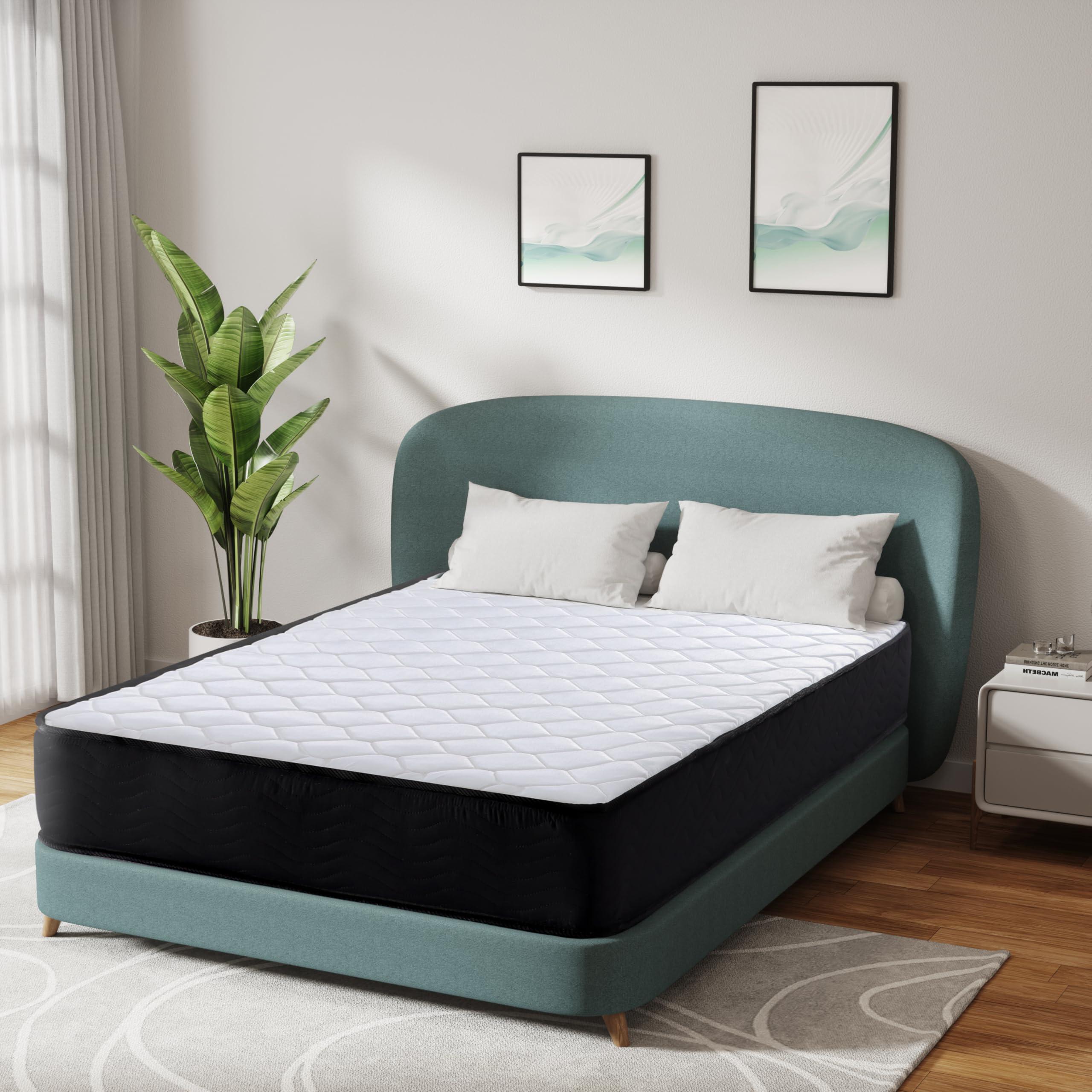 Luxe Matelas 140x190 Epaisseur 24CM,Matelas pour 2 Personnes