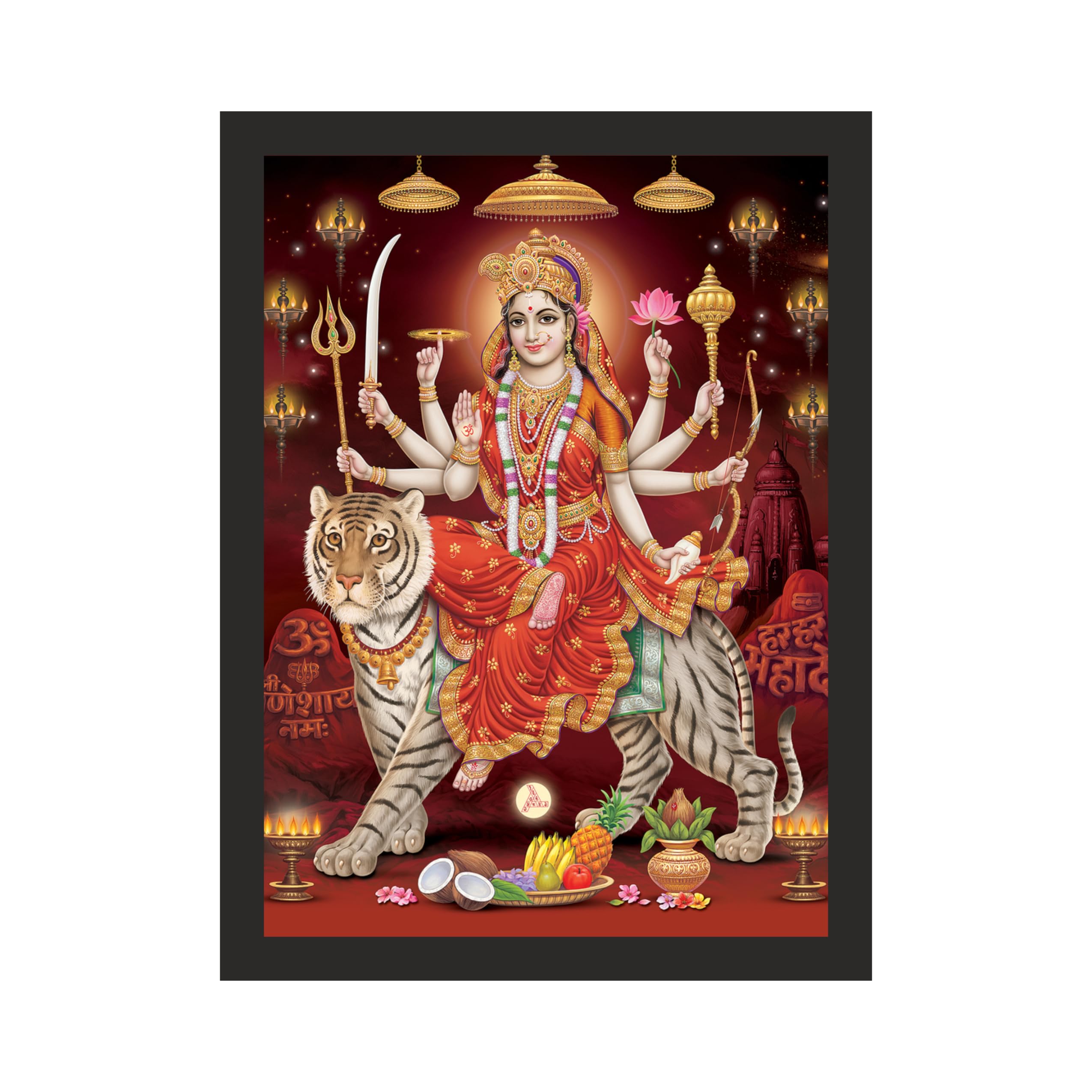 Monumental Maa Durga on Tiger: 30x40