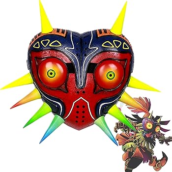 Amazon Com Majora S Mask Colorful Life Size Deluxe Resin