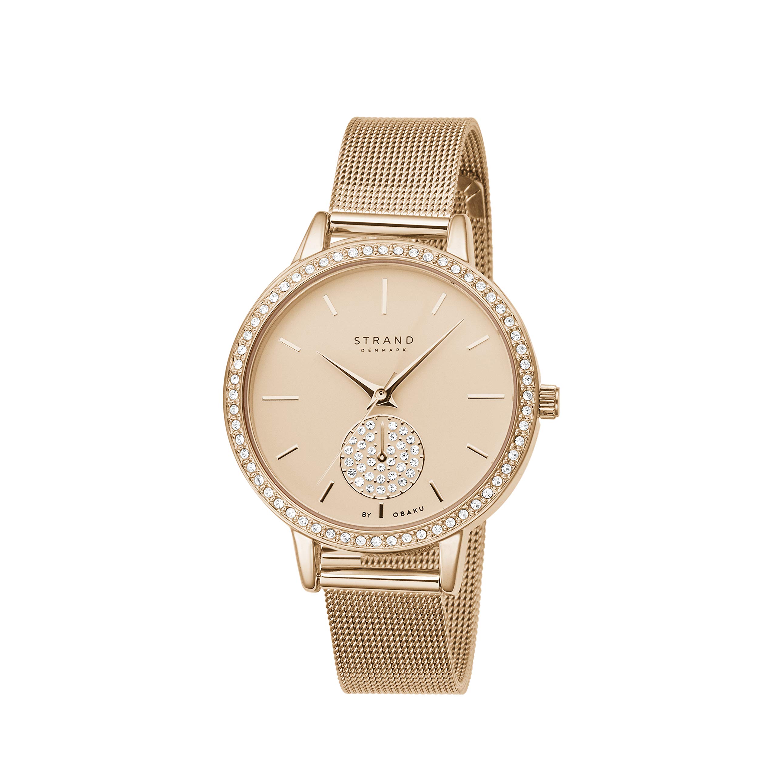 Strand By Obaku Isla Analog Rose Gold Dial Womens Watch-S705LXVVMV (B08RDXY71W) Amazon Price History, Amazon Price Tracker