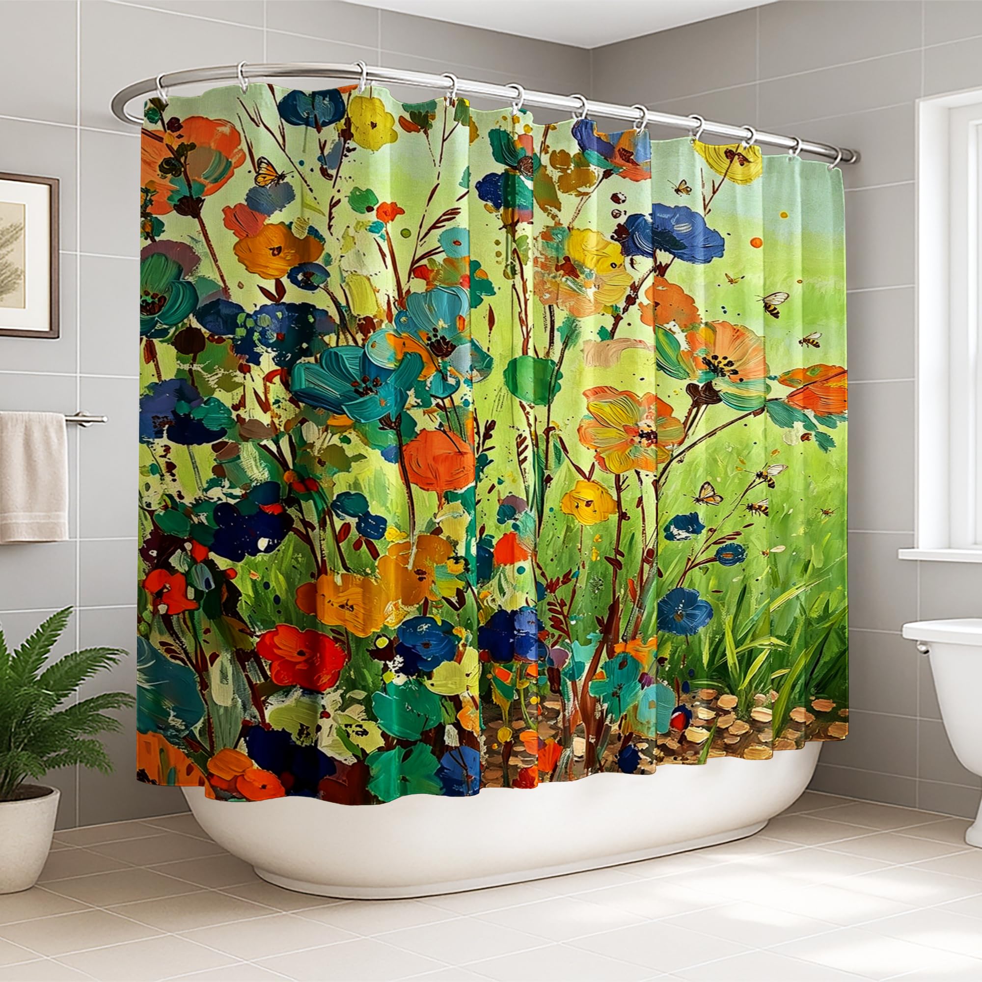 Rideau de douche en polyester de qualité supérieure 274 cm