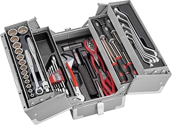 Tone TSS4331SV Tool Set, 1/2 inch 12.7 mm Insertion Angle, Silver, 53 Pieces