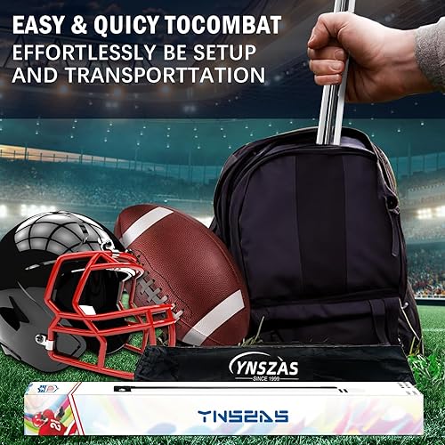 Miniatura 5 de Camiseta de fútbol para patadas de fútbol, soporte portátil para patadas, camiseta compatible con todos los tamaños de fútbol, equipo de práctica