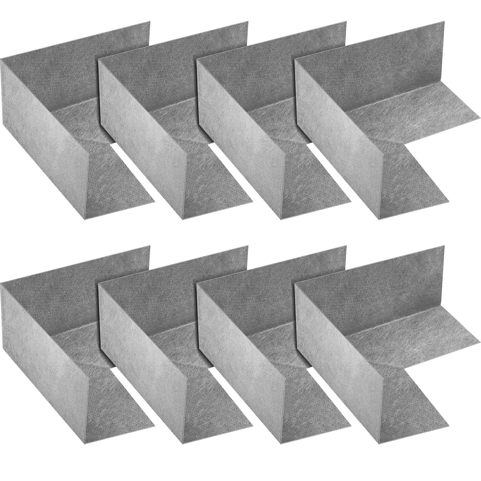 8 Pack Inside Waterproofing Corner Shower Membrane Corner Shower Waterproofing Polyethylene Seamless for Bathtub Steam Room Walls Windows