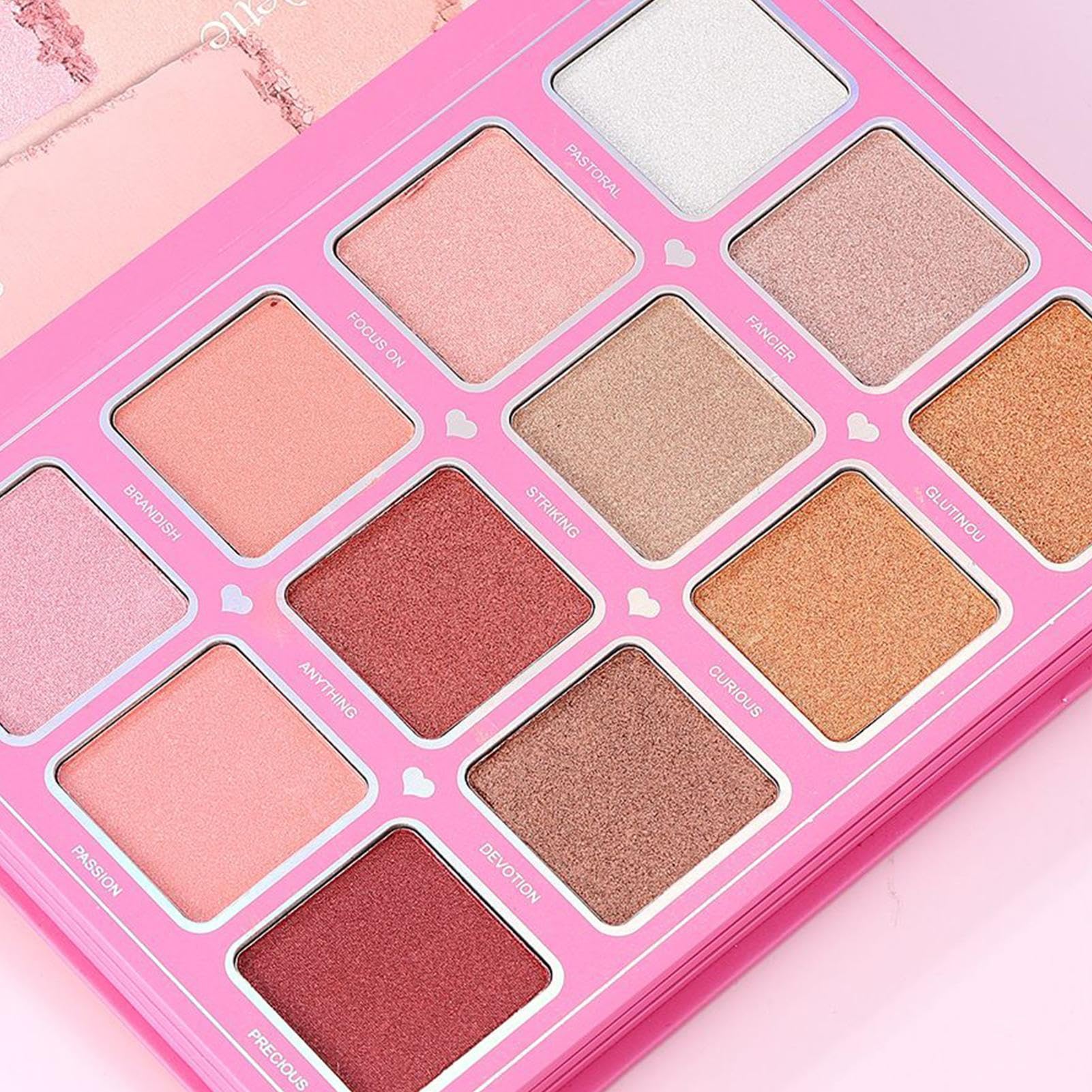 Paleta de Sombras de Ojos Cosméticos de Belleza Impermeables y de Fácil | Paleta de Sombras de Ojos Mate y Brillante Para Mujeres Esposas Novias Madres Viajes al Aire Libre Citas