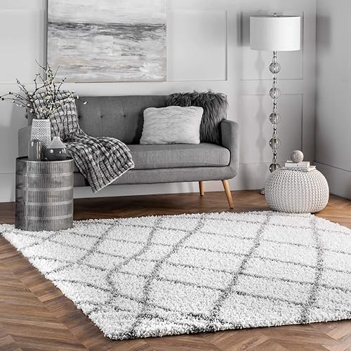Alfombra de interior nuLOOM Hunter, Moderno, Blanco