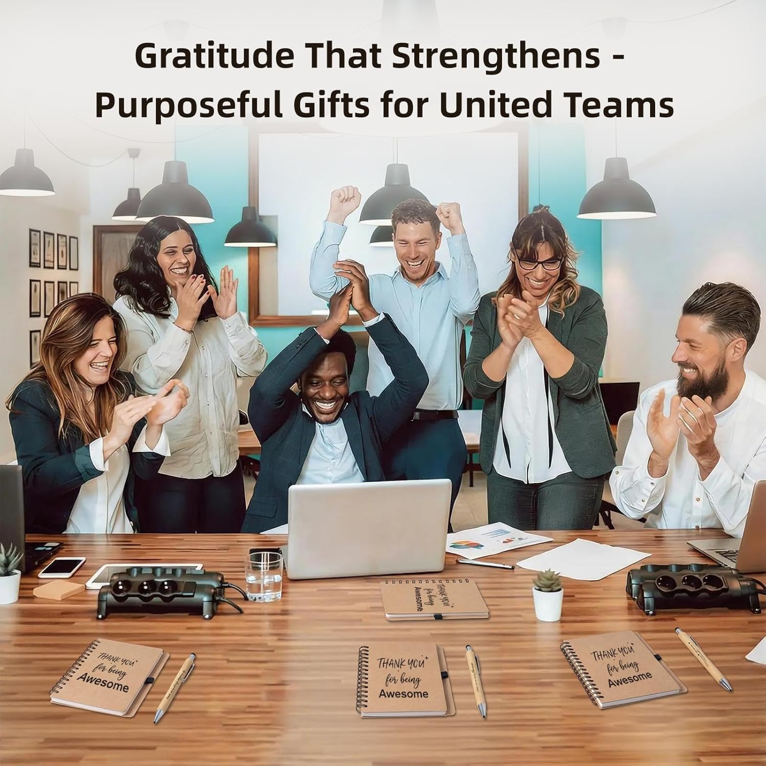 TBULAPUS 60Pcs/30-Set Employee Appreciation Gifts Bulk, 30 Inspirational Notebooks & 30 Motivational Pens, Appreciation Gift for Coworkers, Nurse, Volunteer, Housekeeping, DSP, Team, Gifts for Office