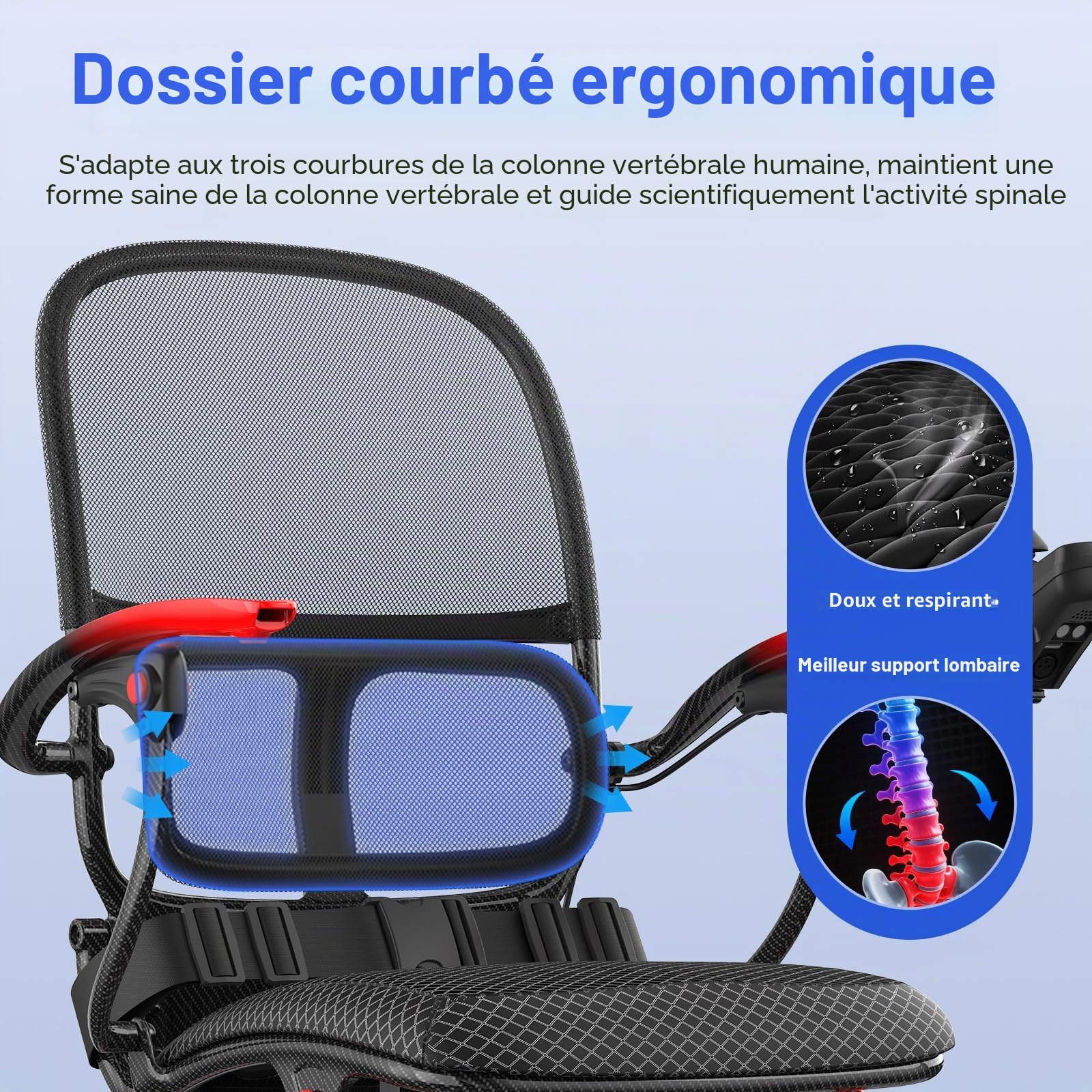 Fauteuil roulant électrique pliable et léger en carbone: autonomie de 25 km avec pneus increvables pour tous les terrains – Fauteuil roulant électrique avec dossier respirant jusqu'à 150 kg