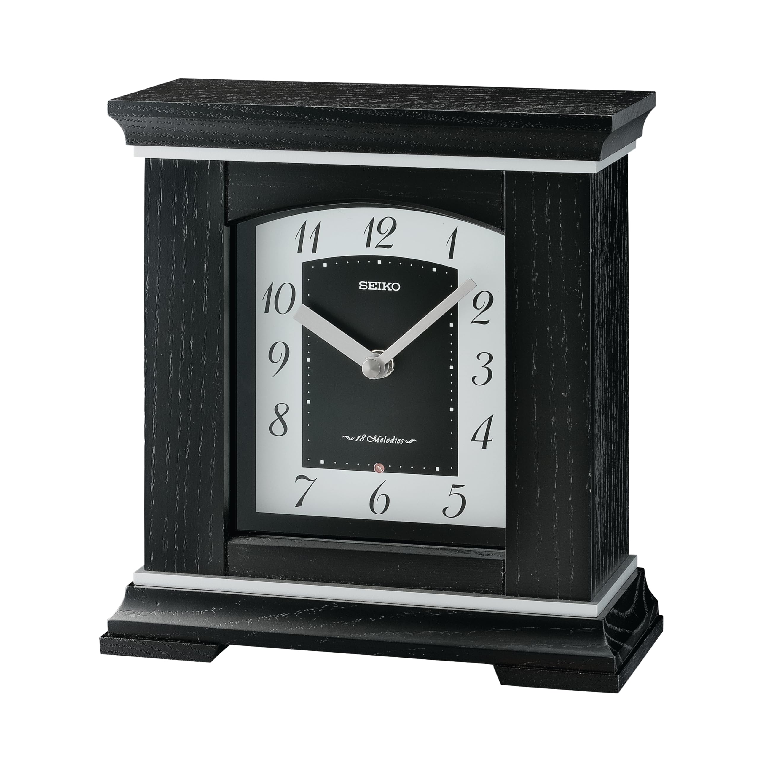 Amazon.com: SEIKO QXW249KLH 18 Melodies Musical Mantel Clock, 8.5