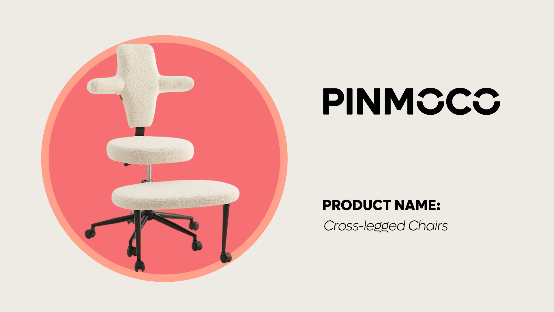 Amazon.com: Pinmoco Ergonomic Cross Legged Office Chair Extra Wide