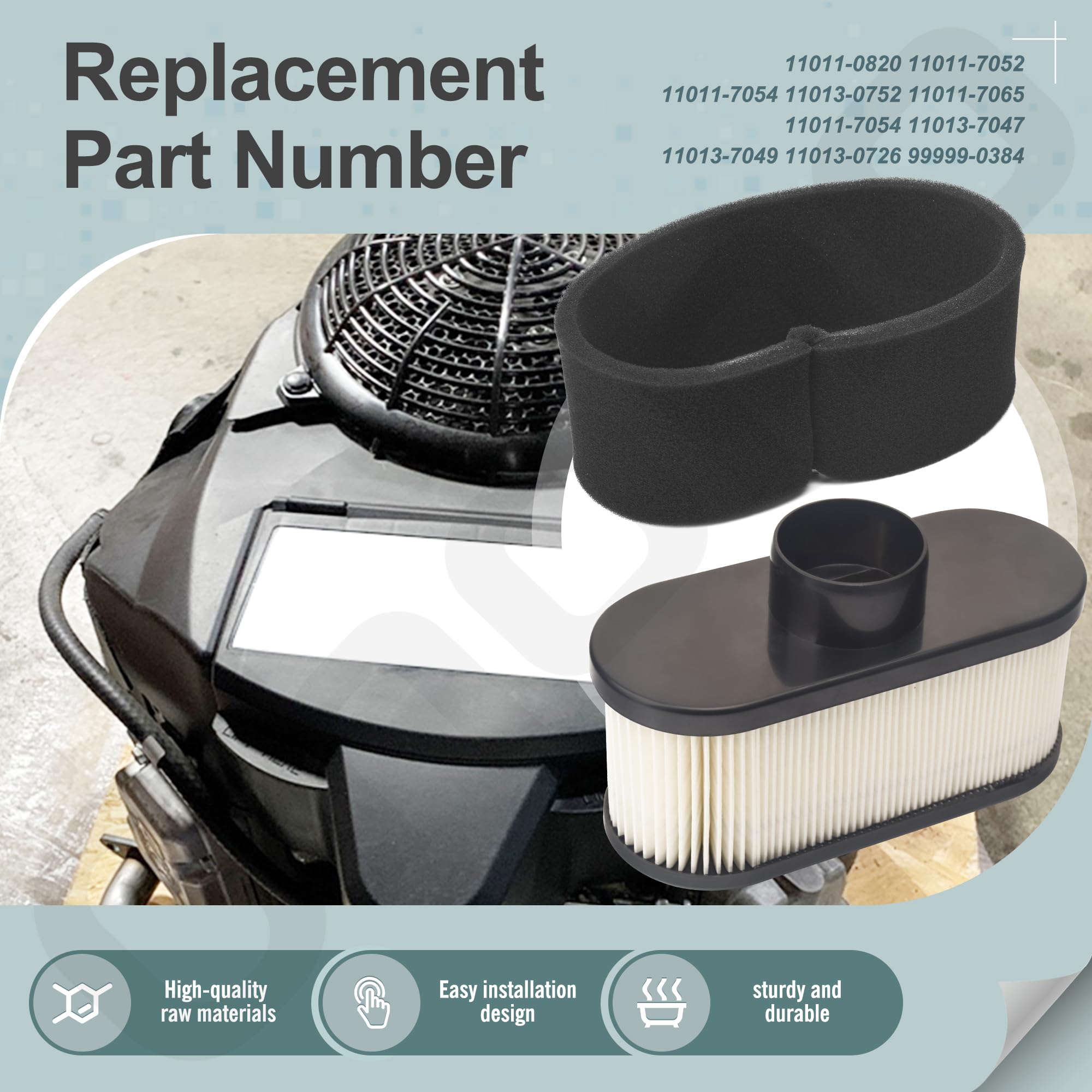 Air Filter Cover Case For Kawasaki FR651V, FR691V, FR730V Engines – OEM Part #11011-0820 Replacement