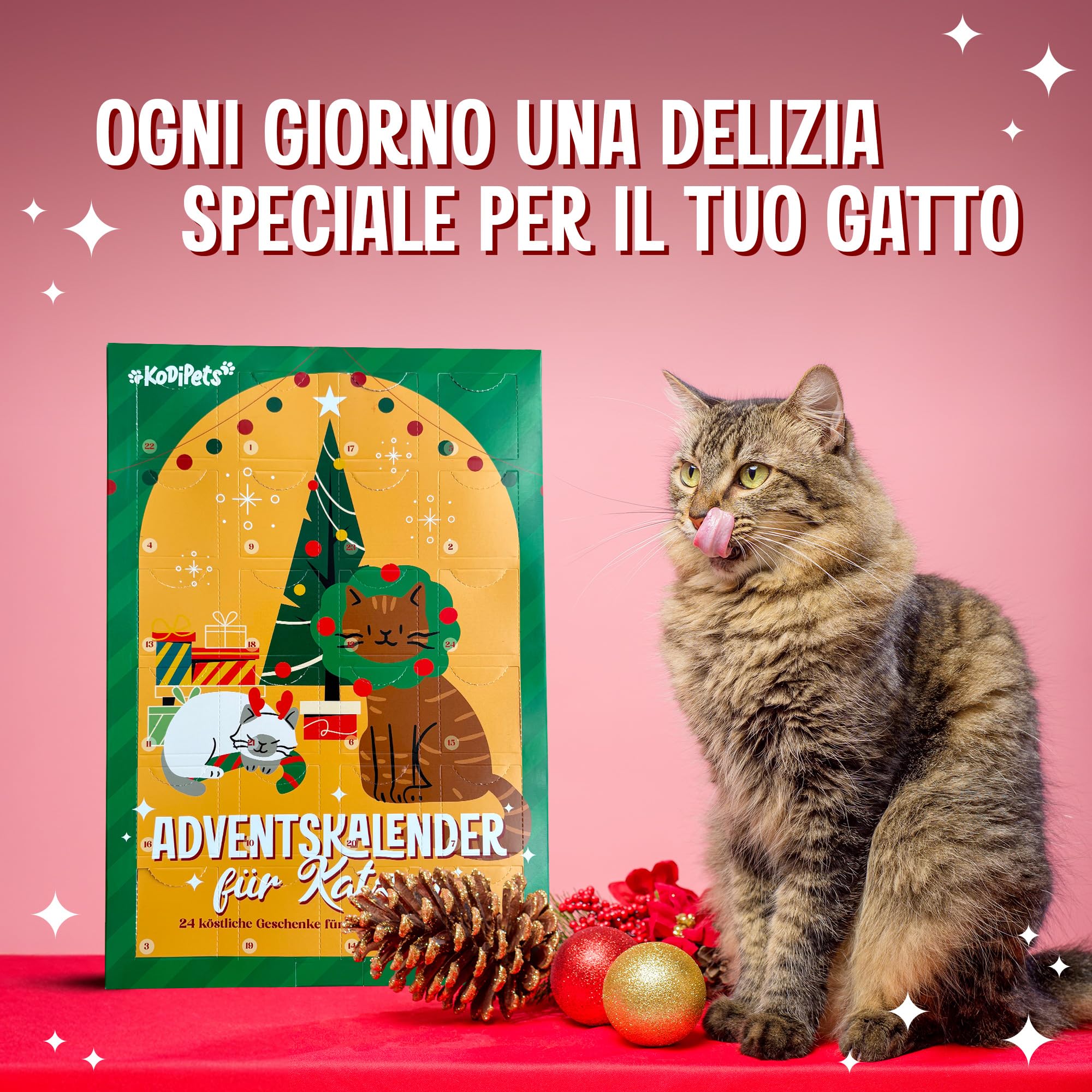 Calendario 'Avvento di Natale con esche da, 24 giorni di avvento di Natale | Kit di esche da