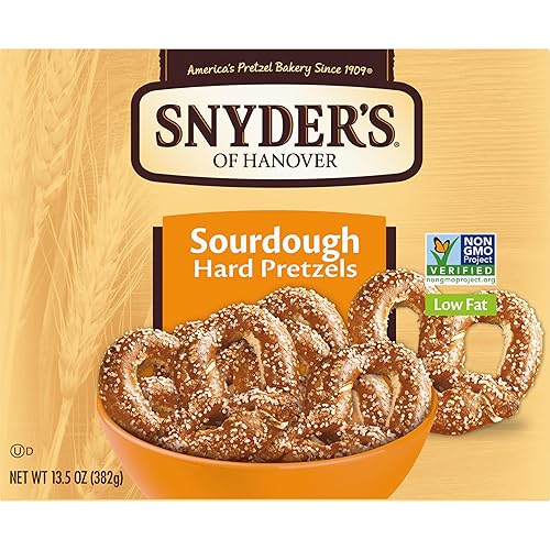 Miniatura 4 de Snyders of Hanover Pretzels Pretzels duros de masa madre caja de 135 onzas