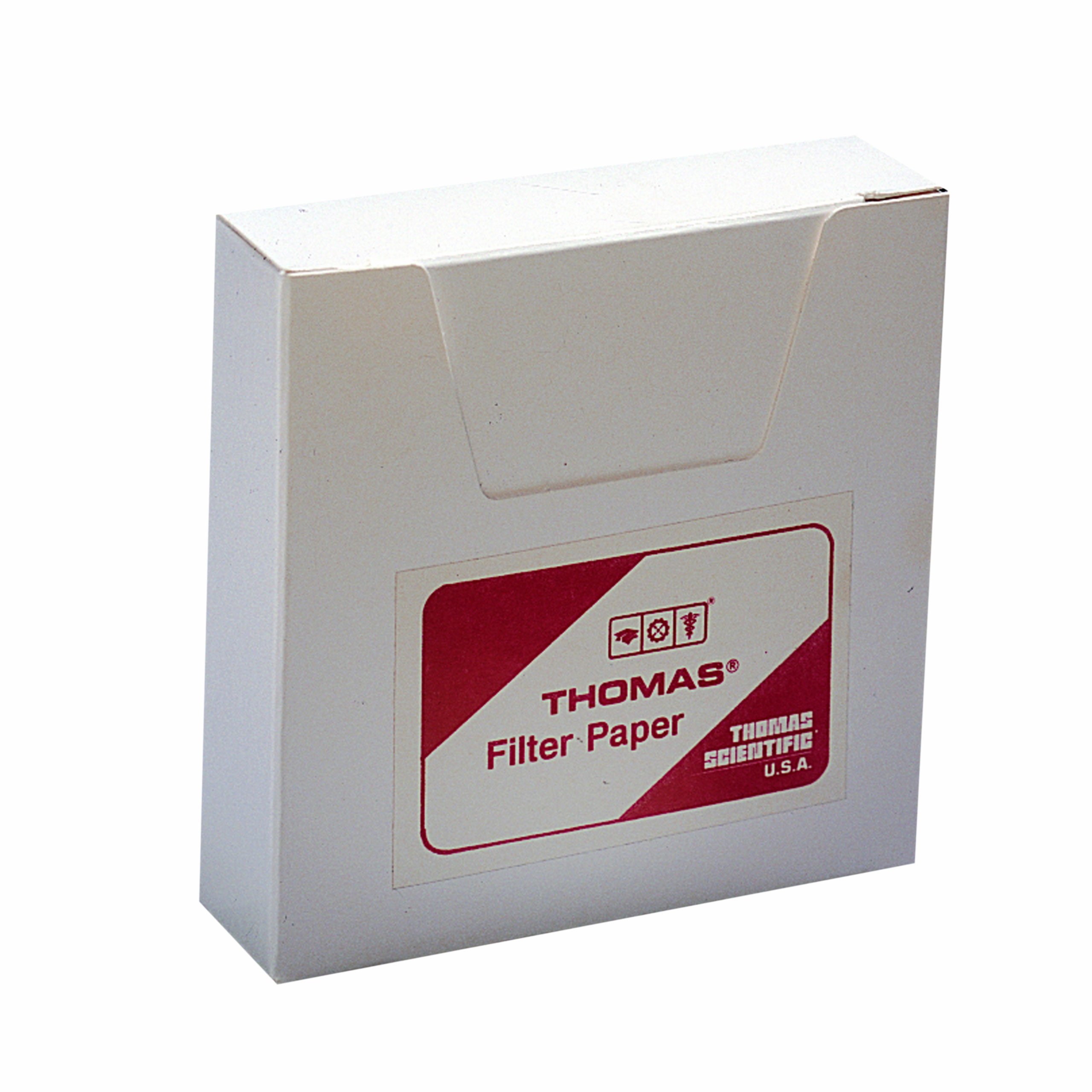 Thomas 8613-0900 Qualitative Filter Paper, 9 Micron, 90cm Diameter x 0.15mm Thick (Pack of 100)