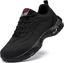 LARNMERN Chaussures de Sécurité Hommes Légère Basket de Securite Femmes Embout Protection Acier Chaussure Travail Chantiers Coussin d'air Antidérapant