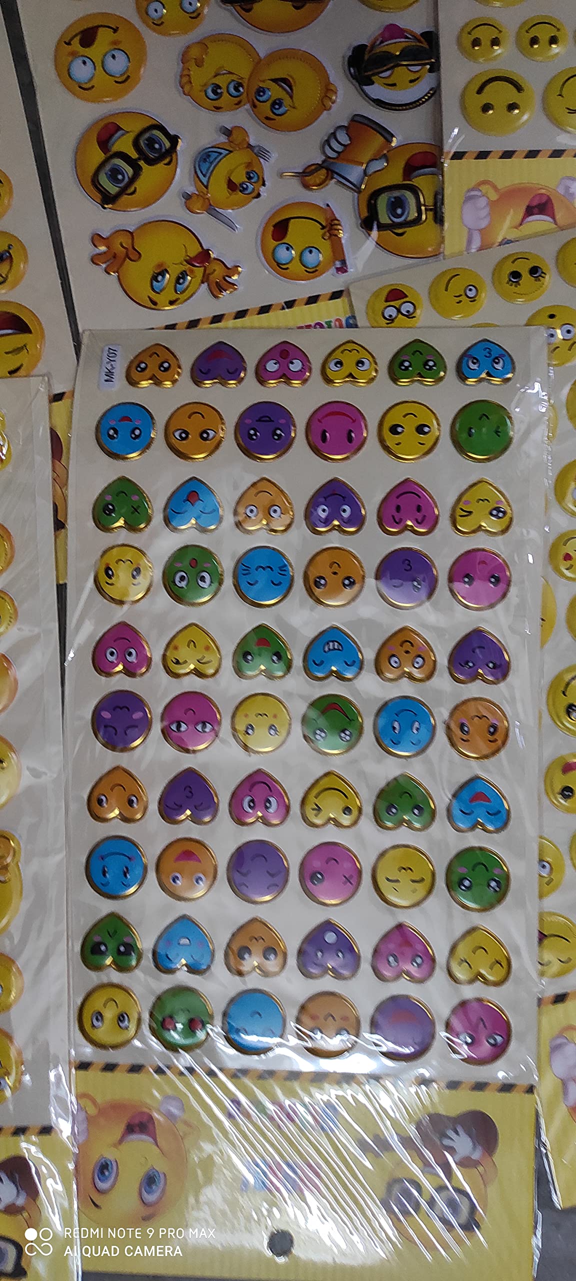 Nutts Smiley Stickers for Kids 36 Stickers (Pack of 2)