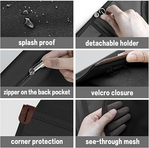 Miniatura 3 de Carpeta de conferencias A5, bolsa organizadora de negocios, bloc de notas, estuche de transporte, estuche de documentos A5, organizador de cartera