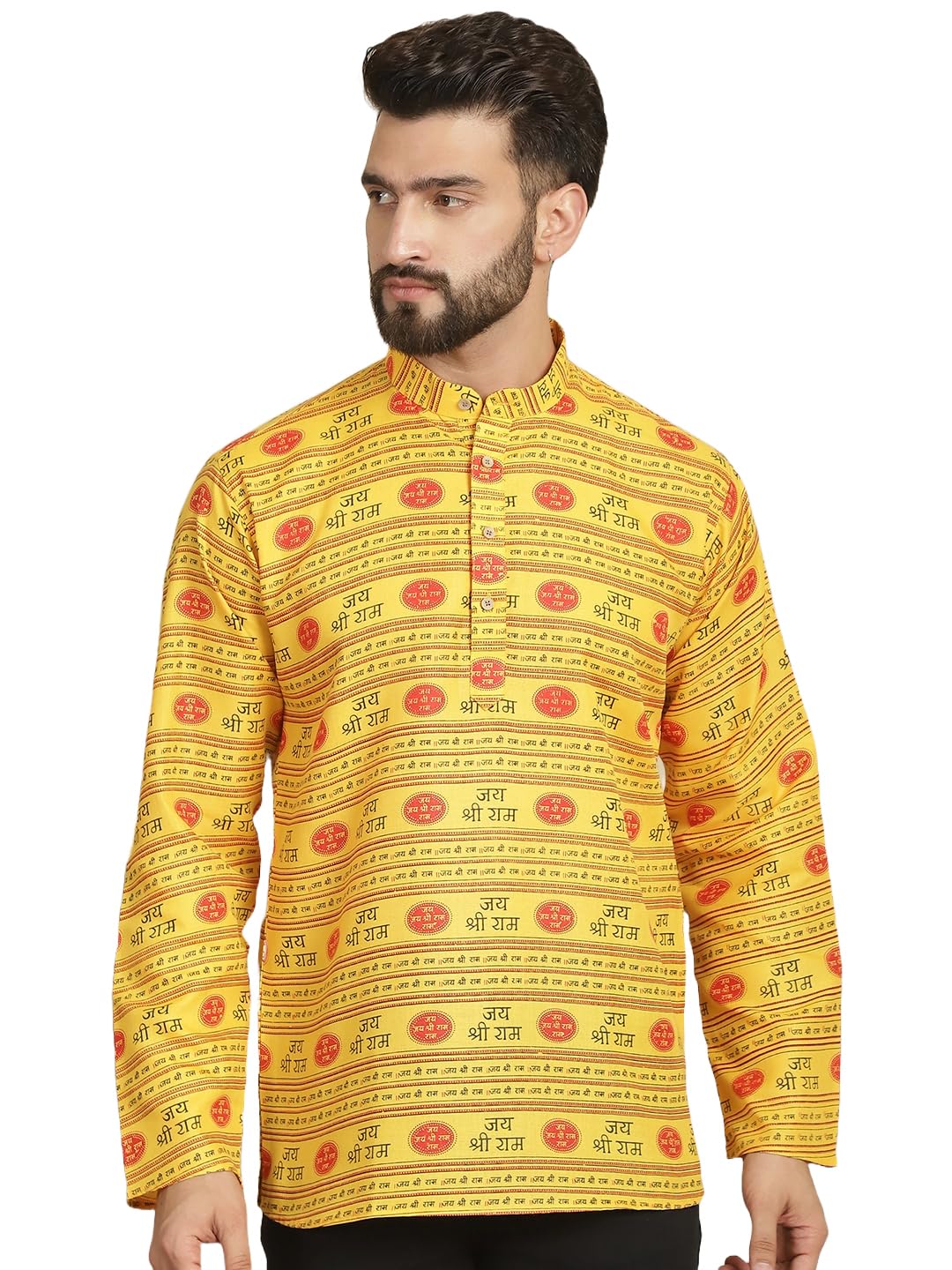 armaan ethnic Men's Printed Short Kurta-picture-11