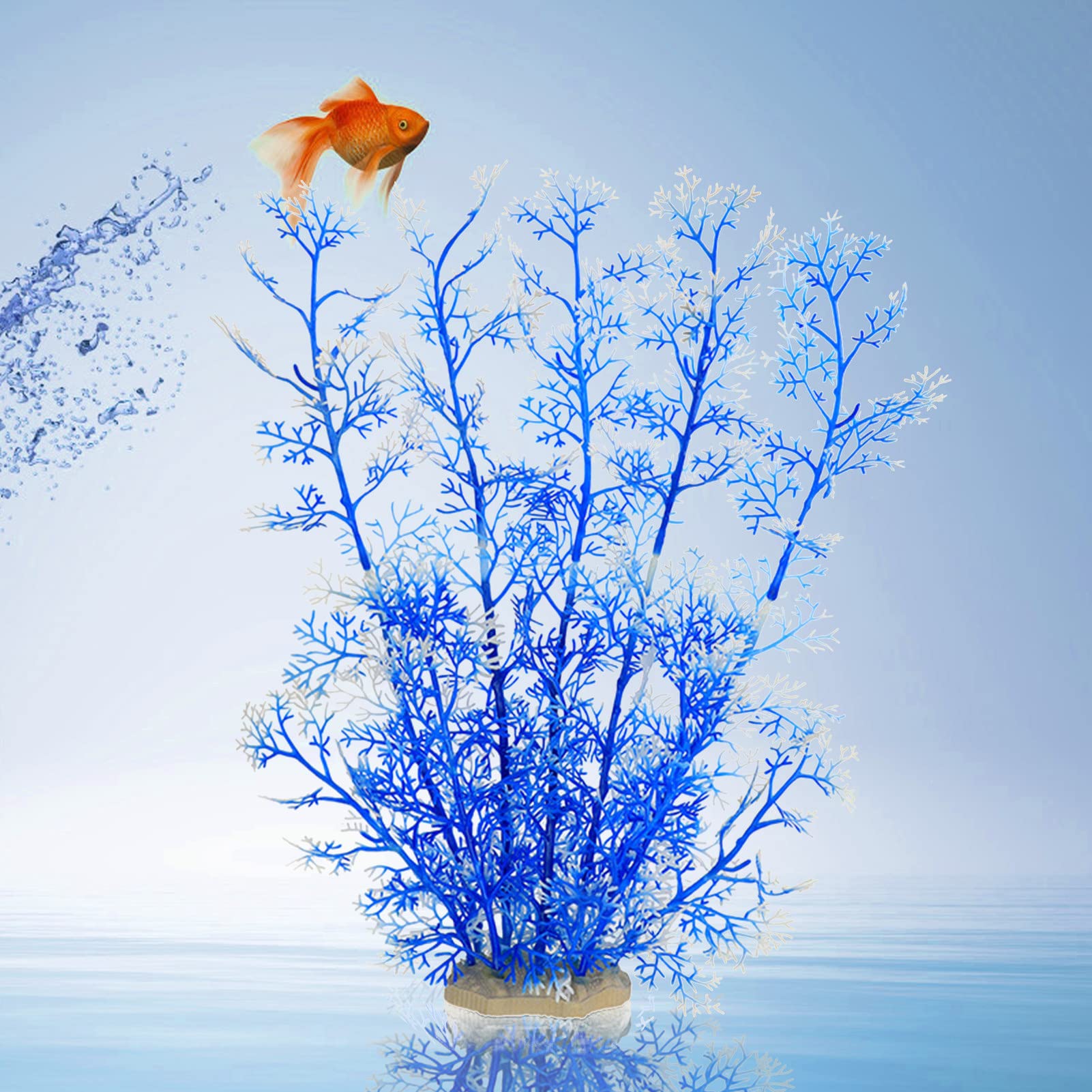 ZHOUBAA aquarium aquarium kunstmatig plastic water gras plant landschapsarchitectuur decoratie - rood