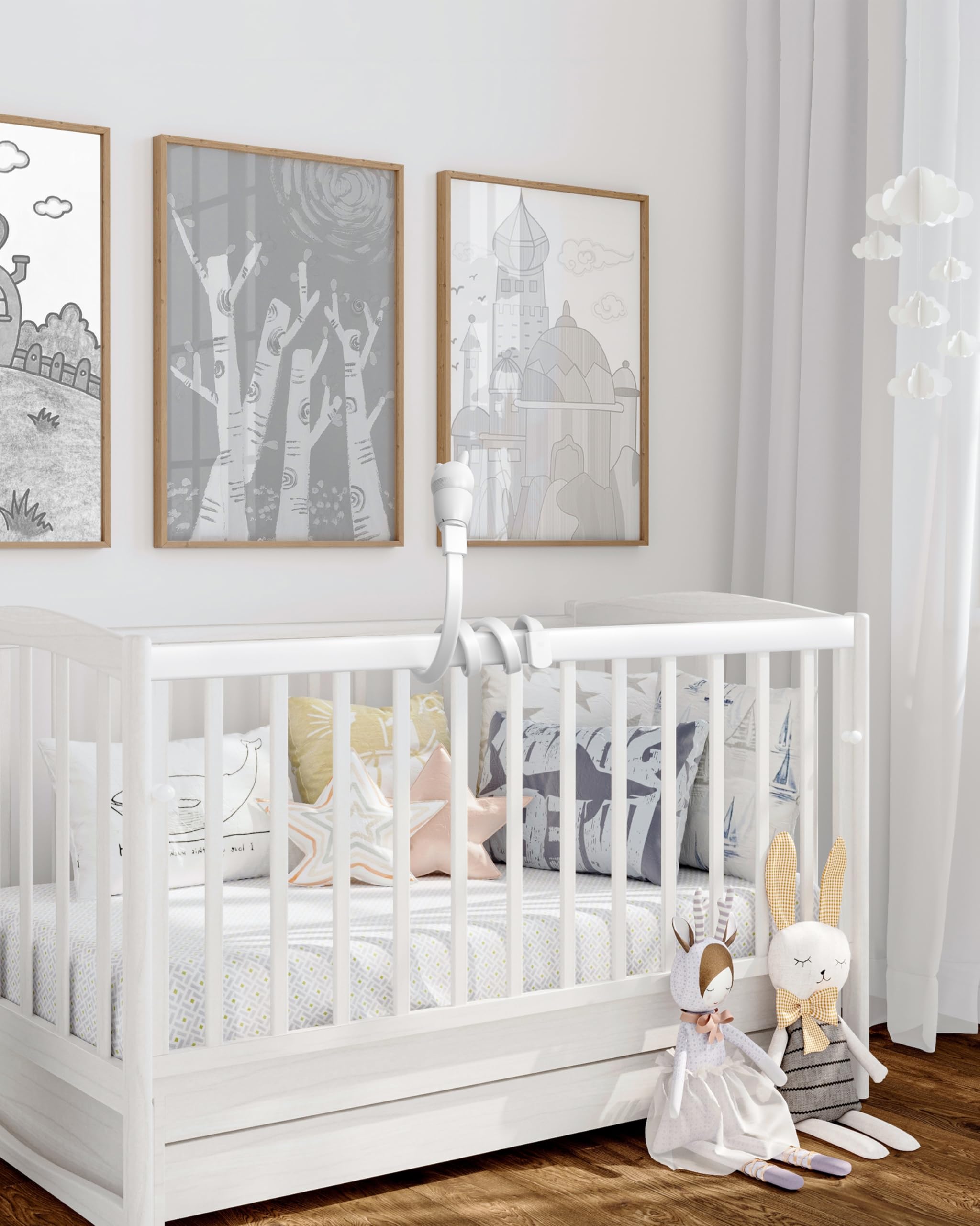 CZEview Derebir - Supporto per fotocamera per neonati, compatibile con la maggior parte dei video baby phone